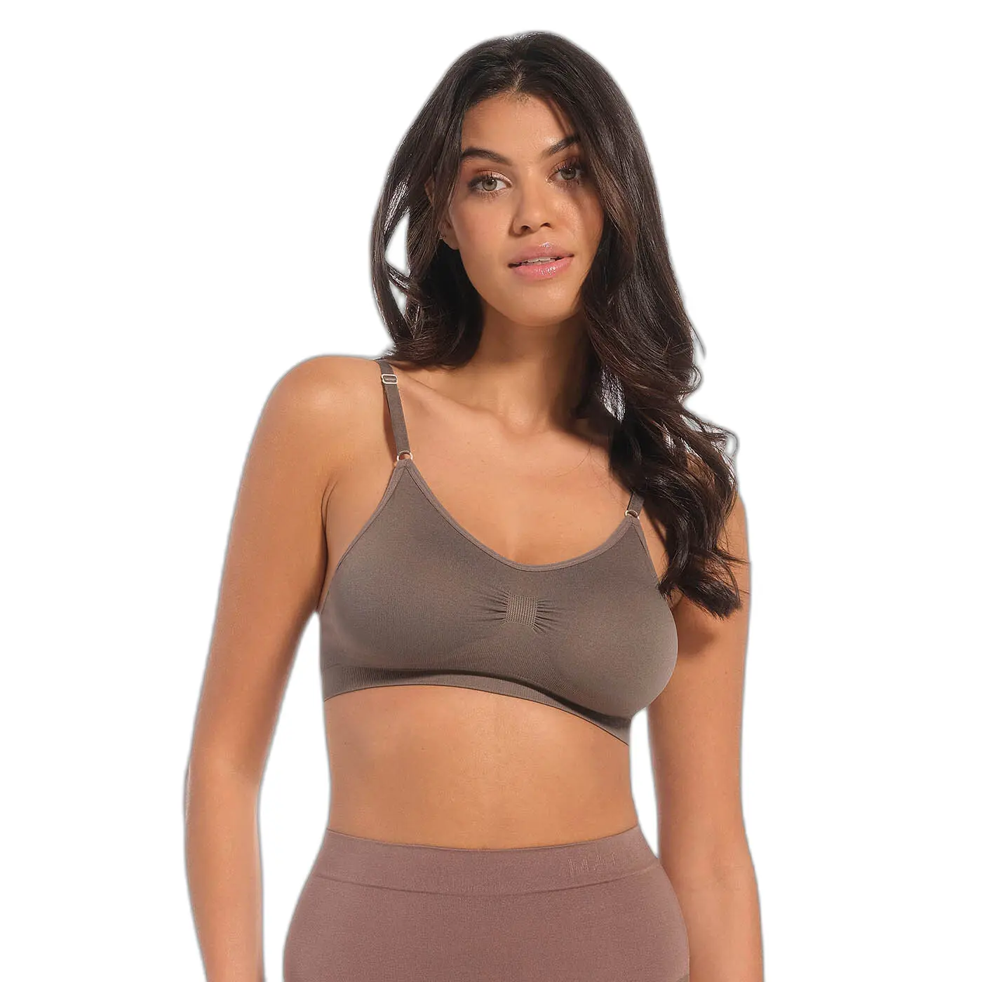 Reggiseno comfort con spalline a spaghetto donna Magic Bodyfashion