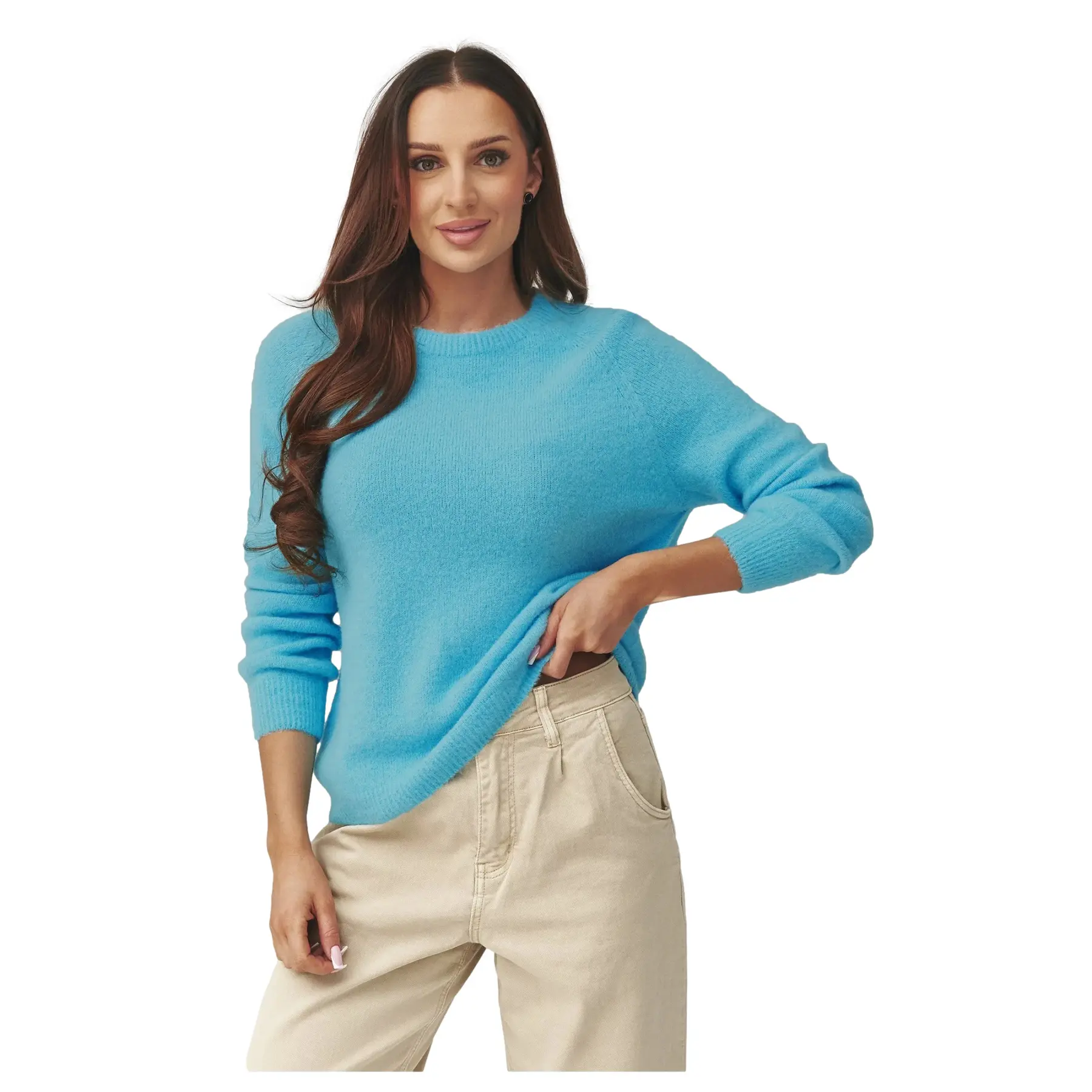 Pull doux Damen Makadamia