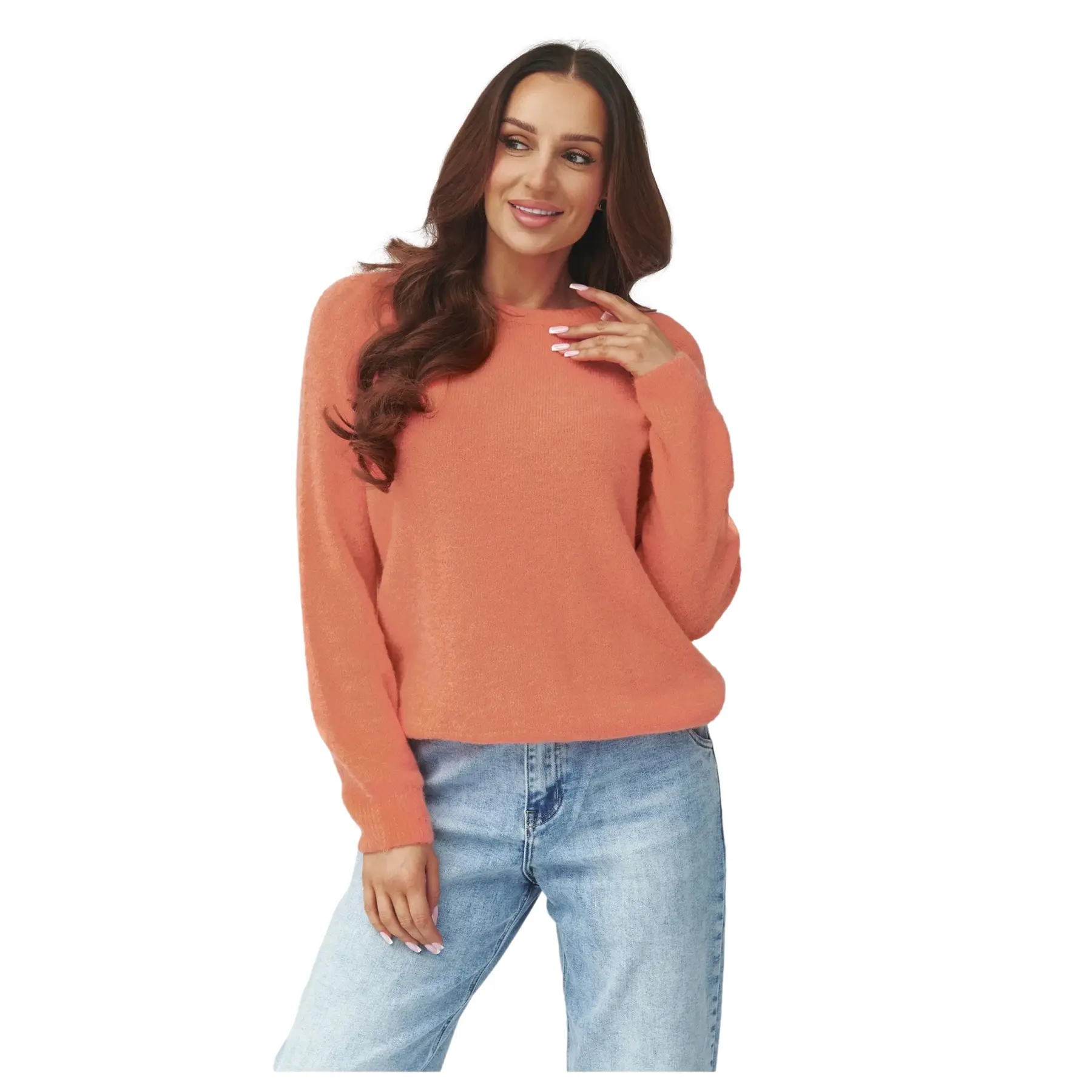 Pull doux Damen Makadamia