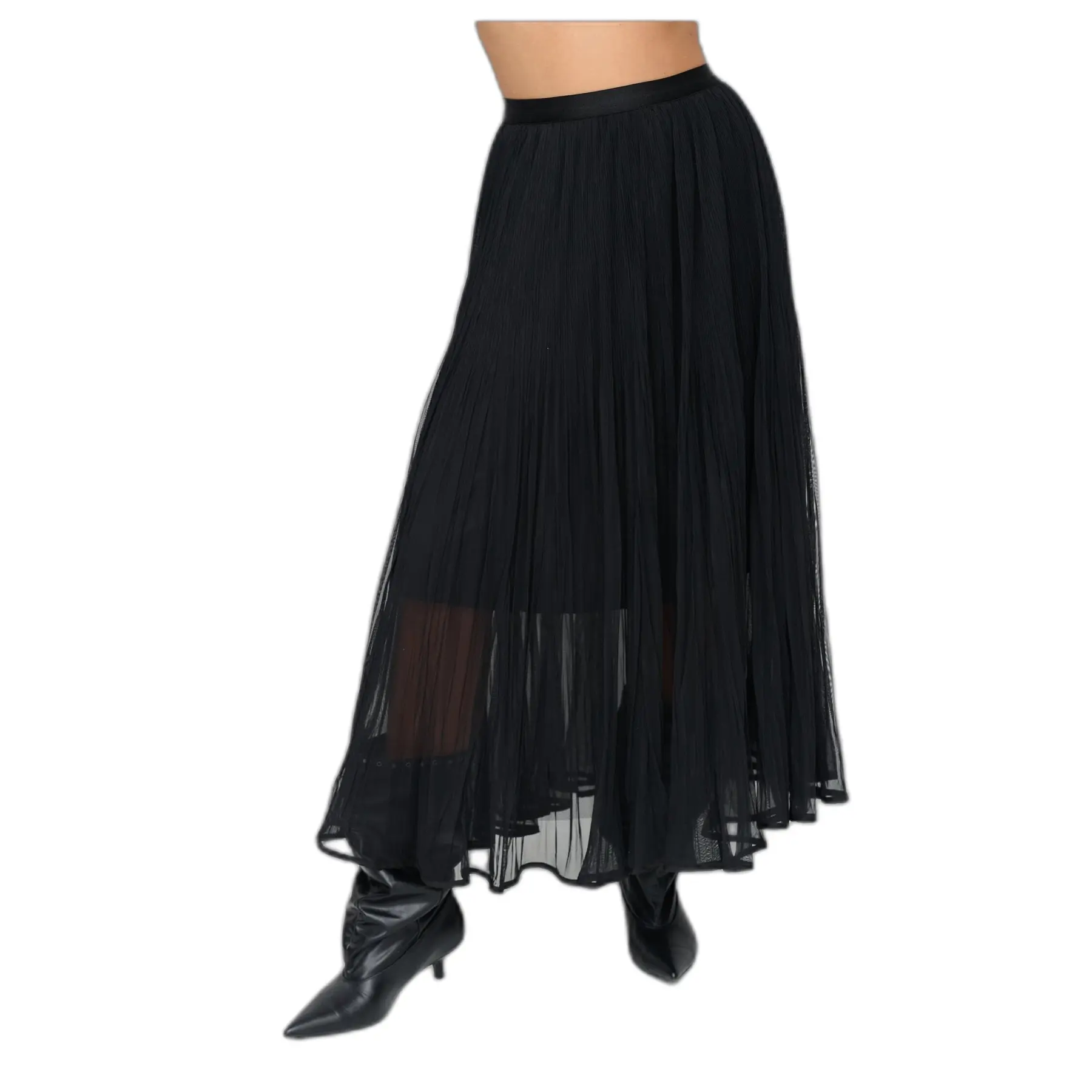 Maxi-Tüllrock für Damen Makadamia C89