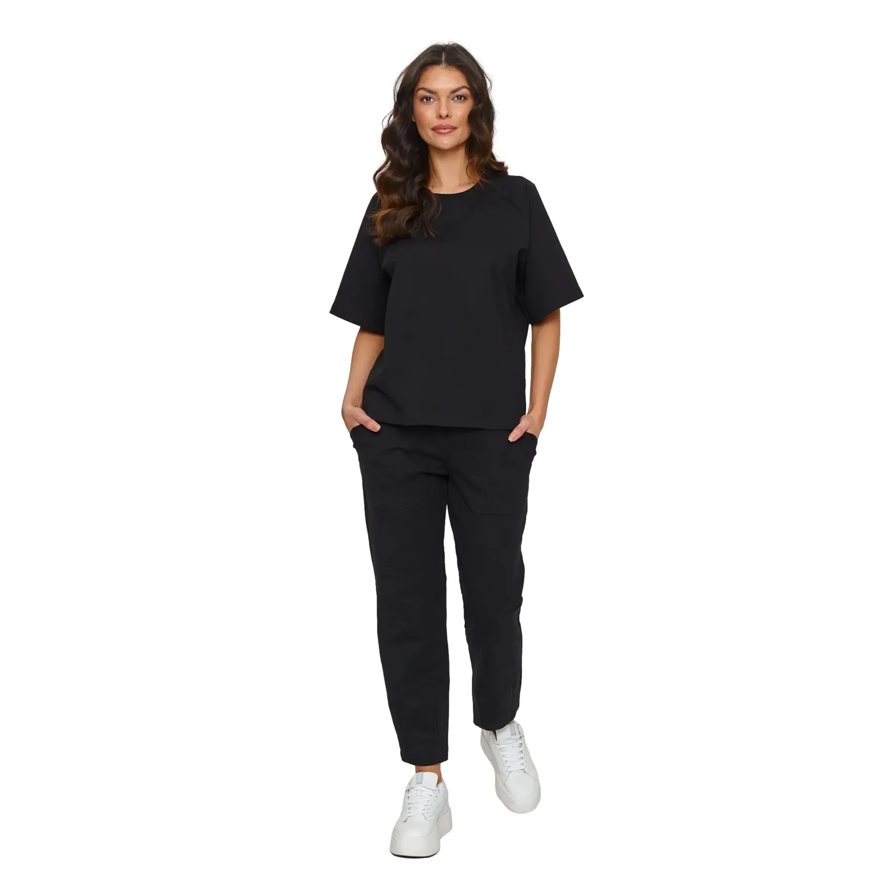 T-Shirt und Hose Set für Damen Makadamia