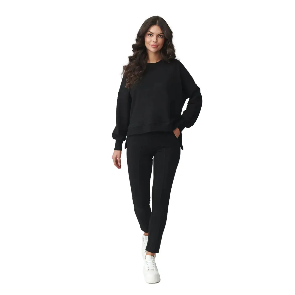 Completo felpa e pantaloni da jogging donna