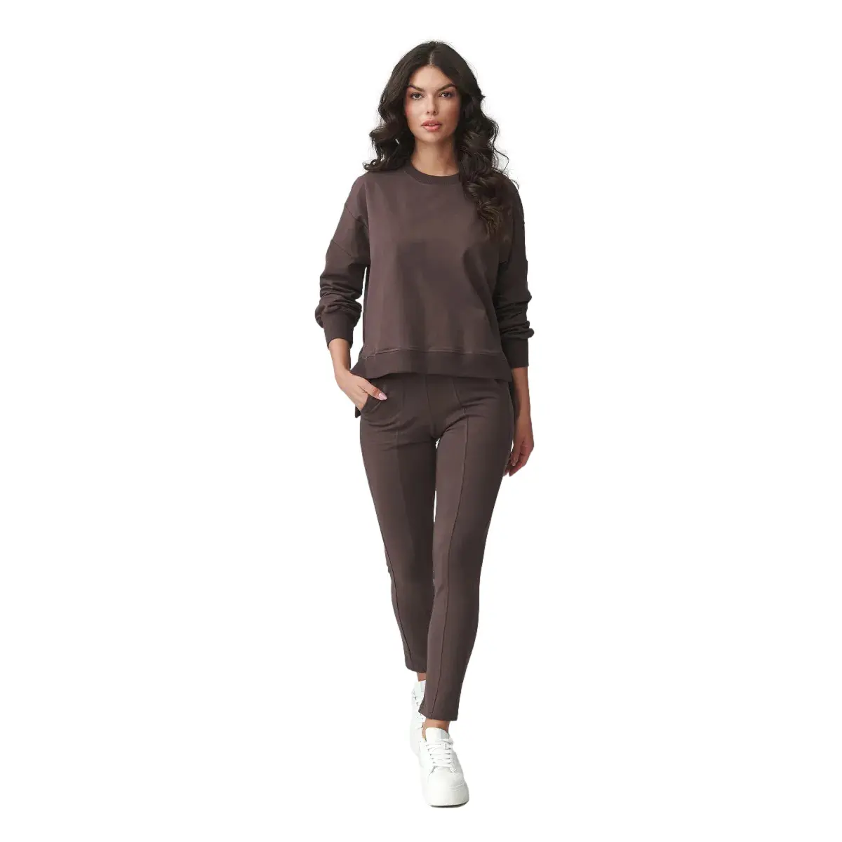 Completo felpa e pantaloni da jogging donna