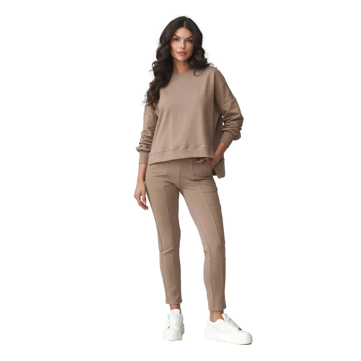 Completo felpa e pantaloni da jogging donna