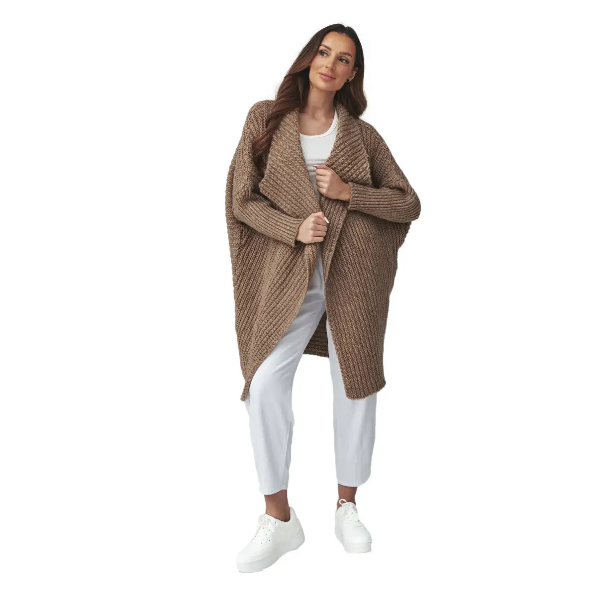 Cardigan oversize da donna Makadamia