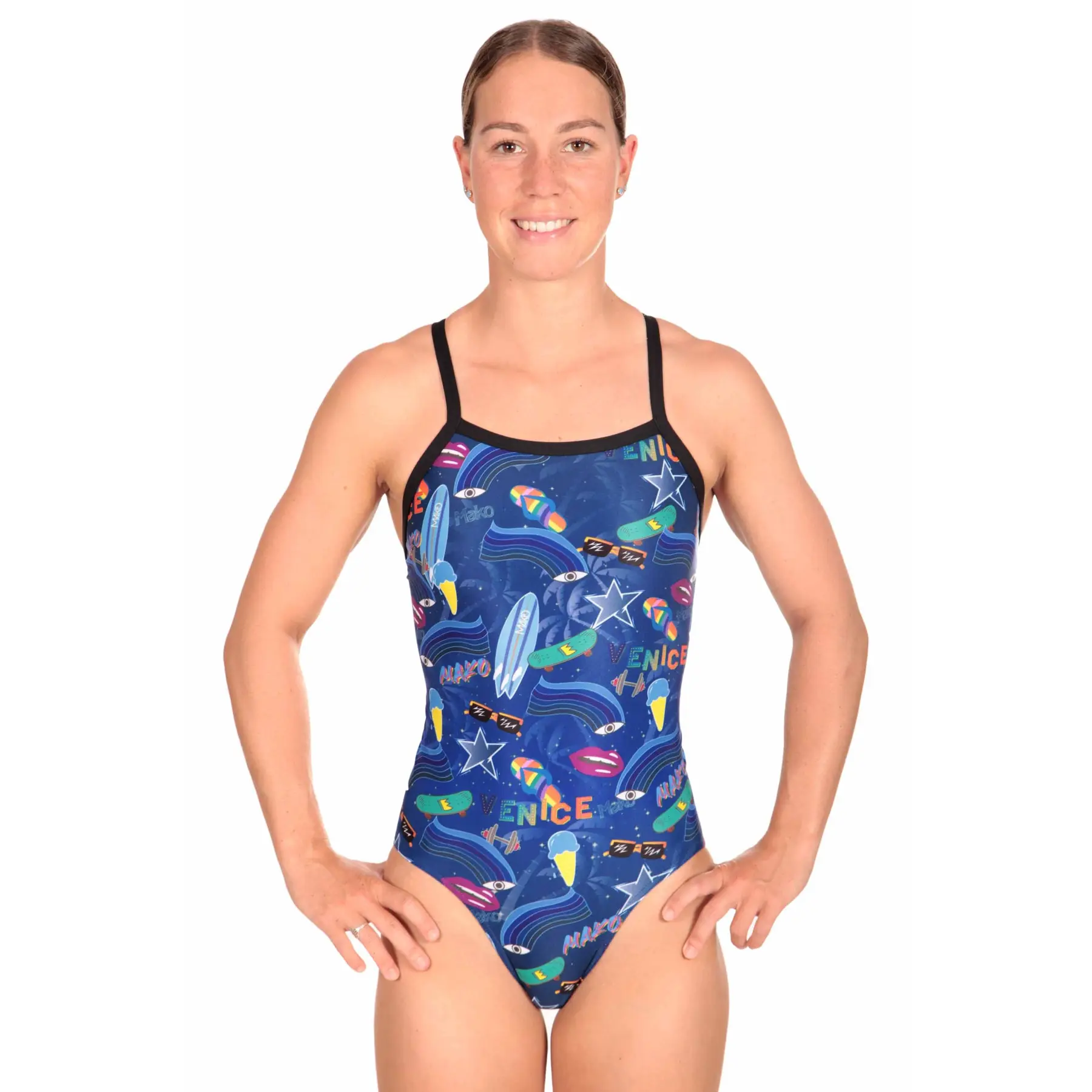 Women's 1-piece swimsuit Mako Nereid