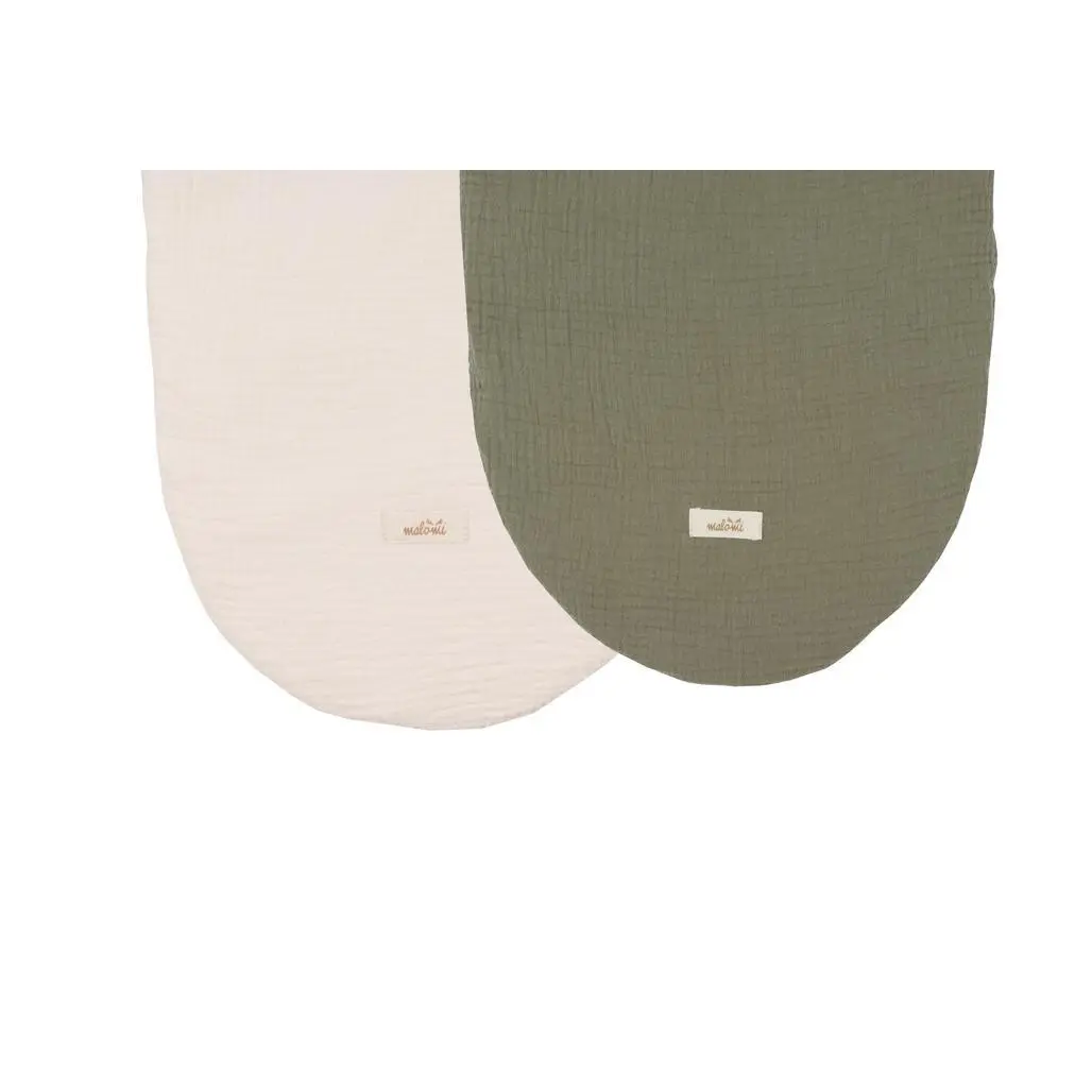 Paar Bettlaken Bezug aus Musselin Korb von Moses Baby Malomi Kids