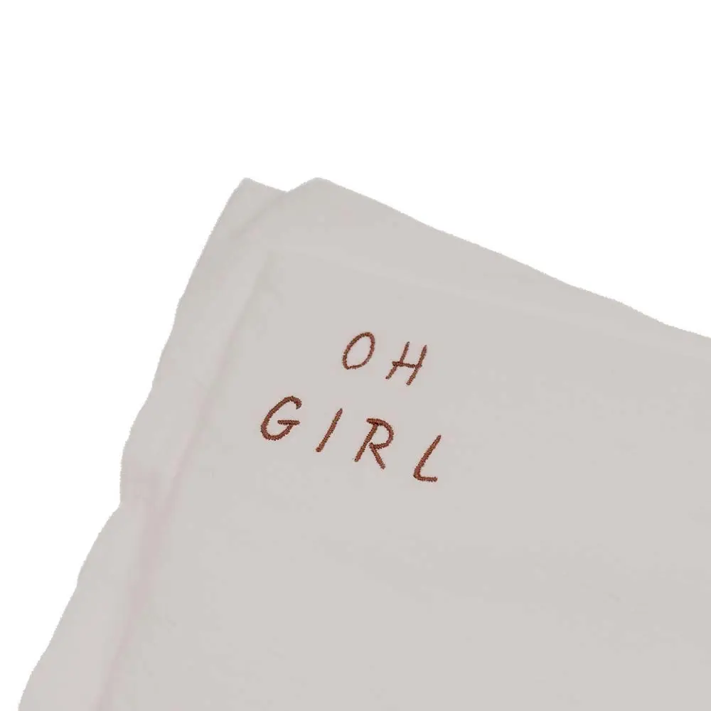Kopfkissen aus gewaschener Baumwolle, Baby Malomi Kids Oh Girl