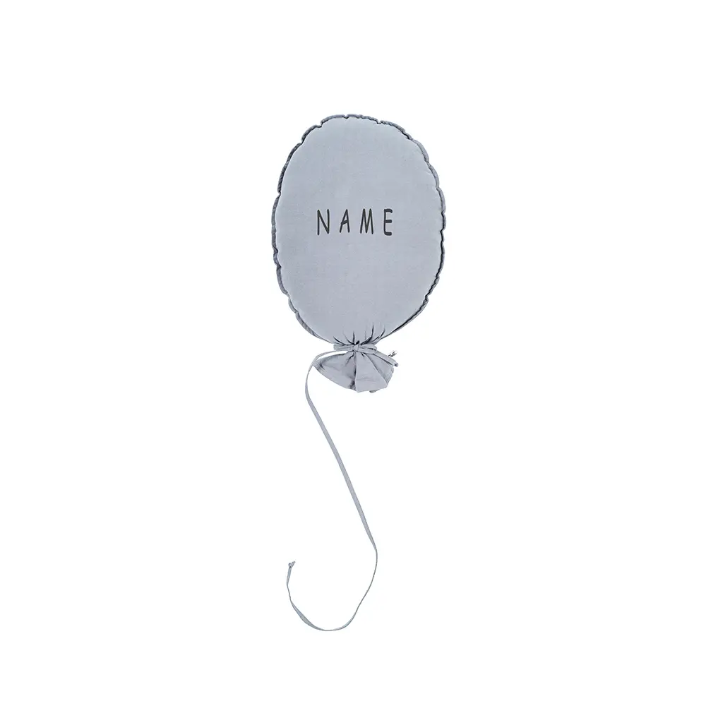 Personalisierbares graues Ballonkissen Malomi Kids