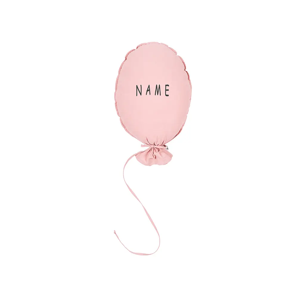 Personalisierte Ballonkissen in pastellrosa Malomi Kids