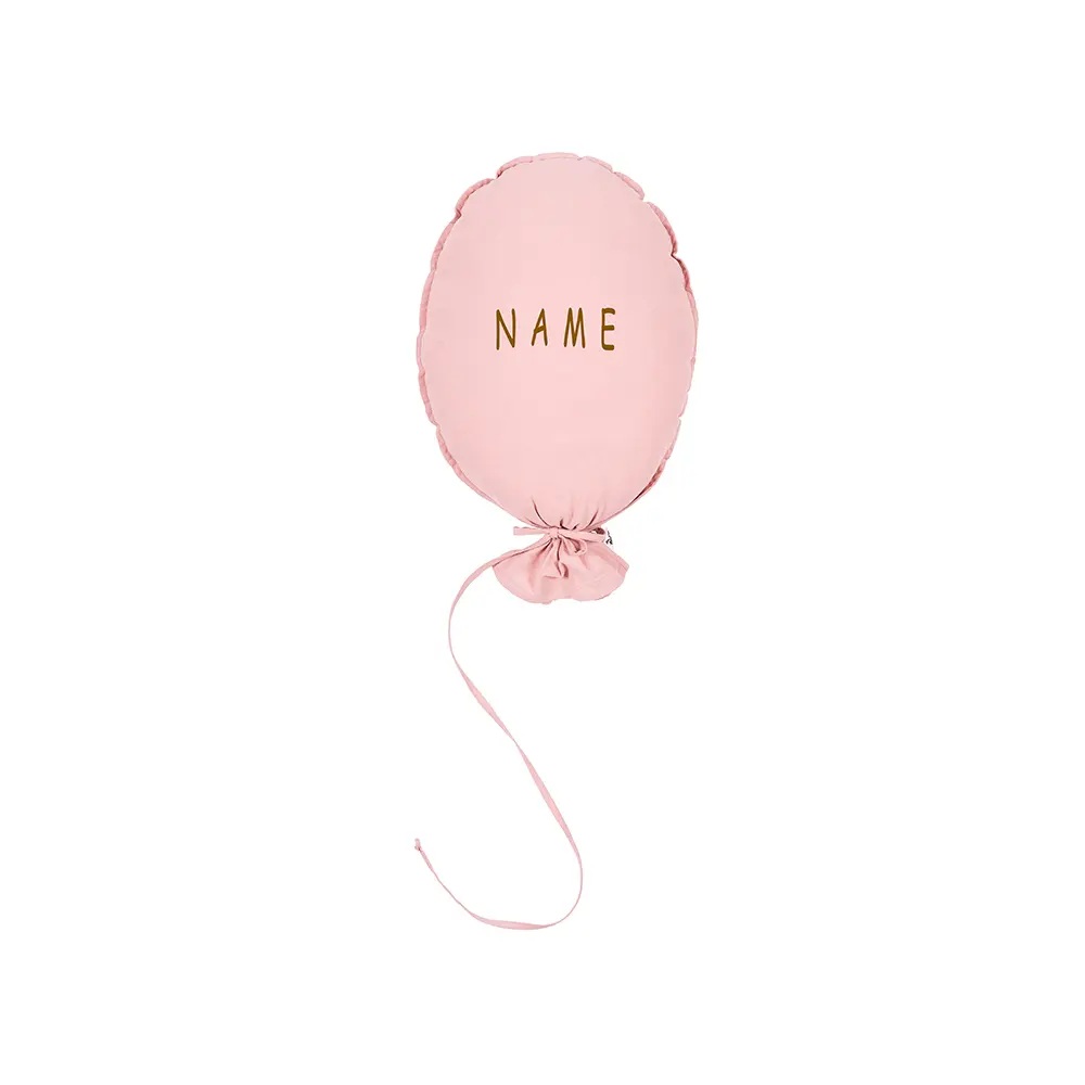 Personalisierte Ballonkissen in pastellrosa Malomi Kids