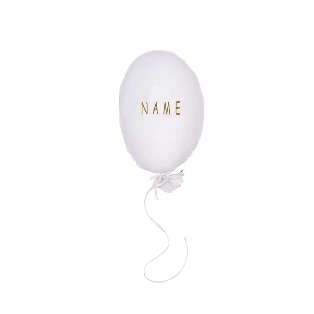 Personalisierte ecru Ballonkissen Malomi Kids