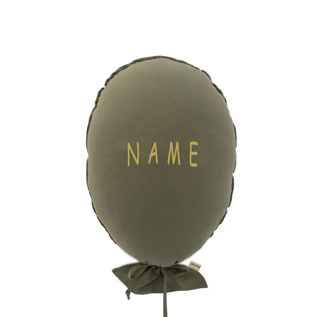 Personalisierte Ballonkissen in Tannengrün Malomi Kids