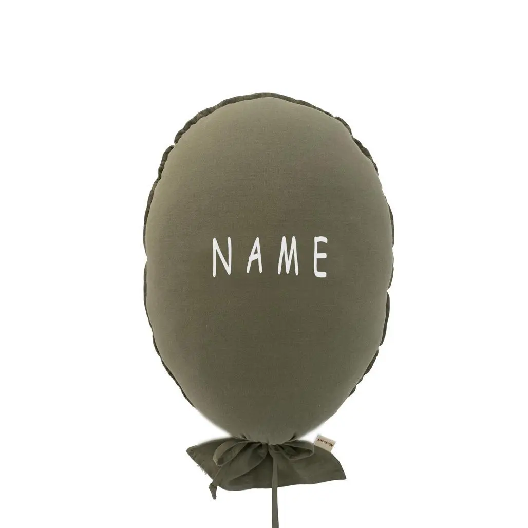 Personalisierte Ballonkissen in Tannengrün Malomi Kids