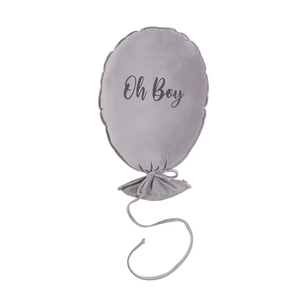 Coussin ballon Malomi Kids Delux Oh Boy Graphite