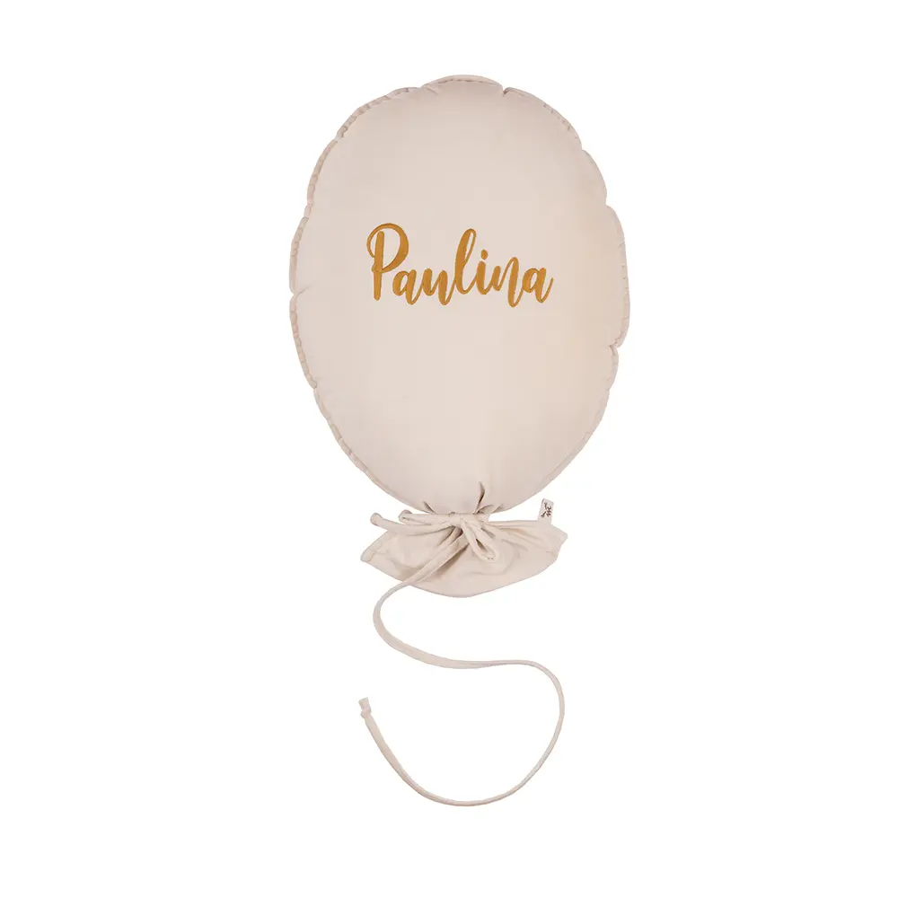 Personalisierbares Deluxe-Vanillecreme-Ballonkissen Malomi Kids