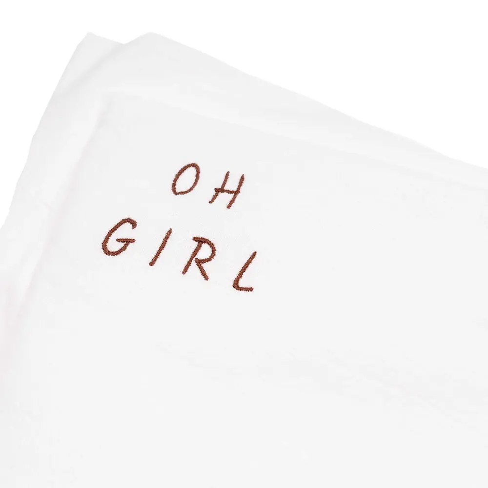 Kopfkissen aus gewaschener Baumwolle, Baby Malomi Kids Oh Girl