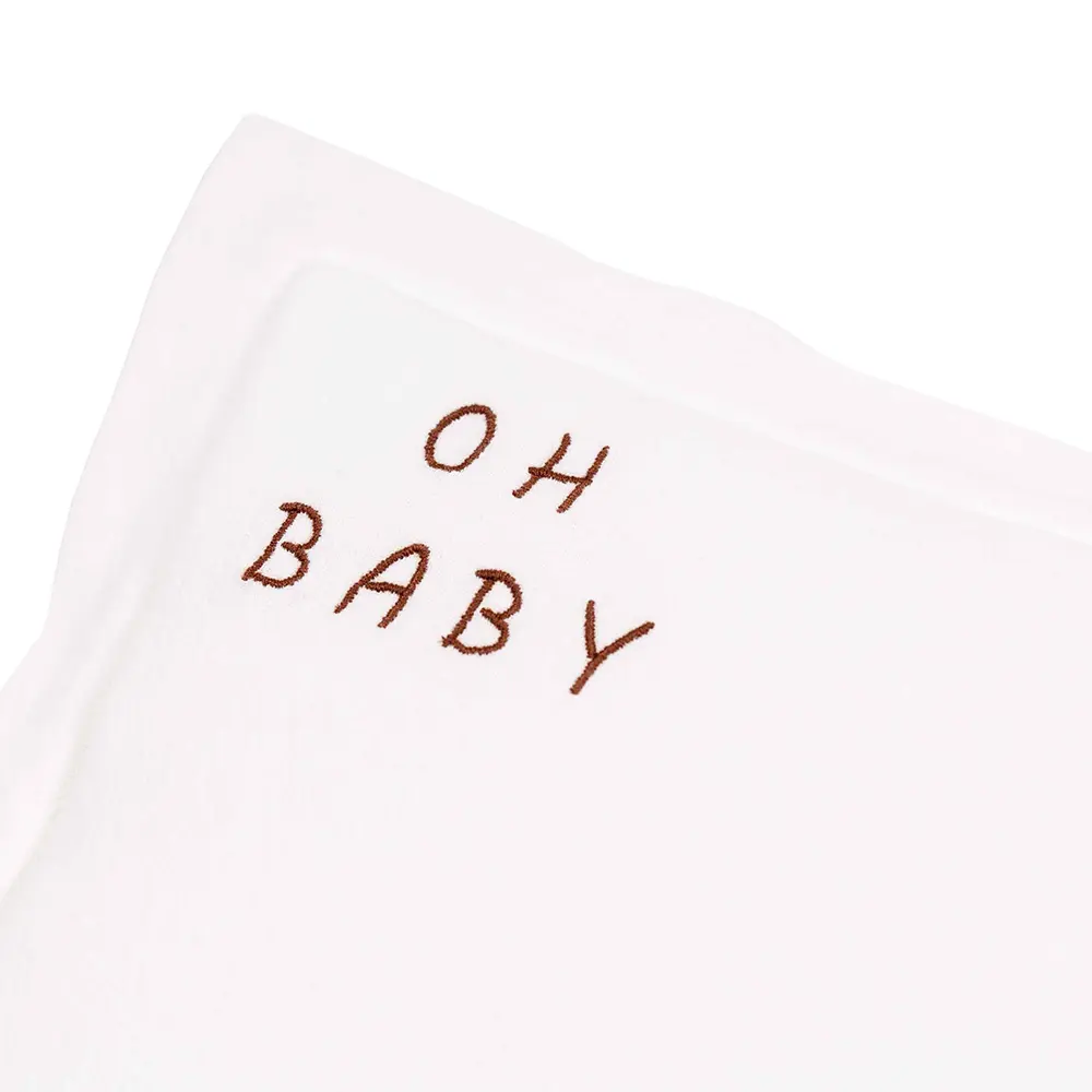 Kopfkissen aus gewaschener Baumwolle, Baby Malomi Kids Oh Baby