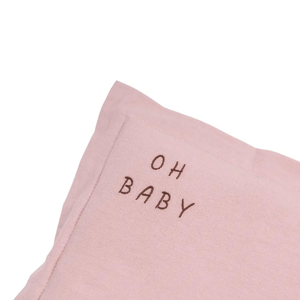 Kopfkissen aus gewaschener Baumwolle, Baby Malomi Kids Oh Baby