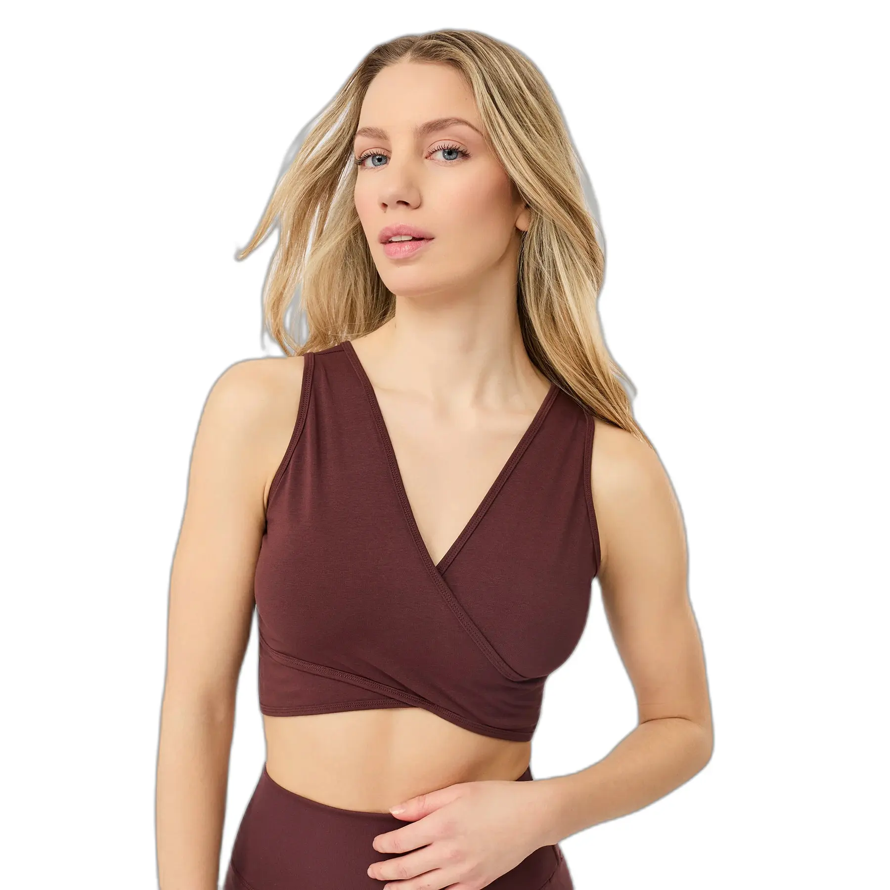 V-Ausschnitt-BH für Frauen Mandala Pilates