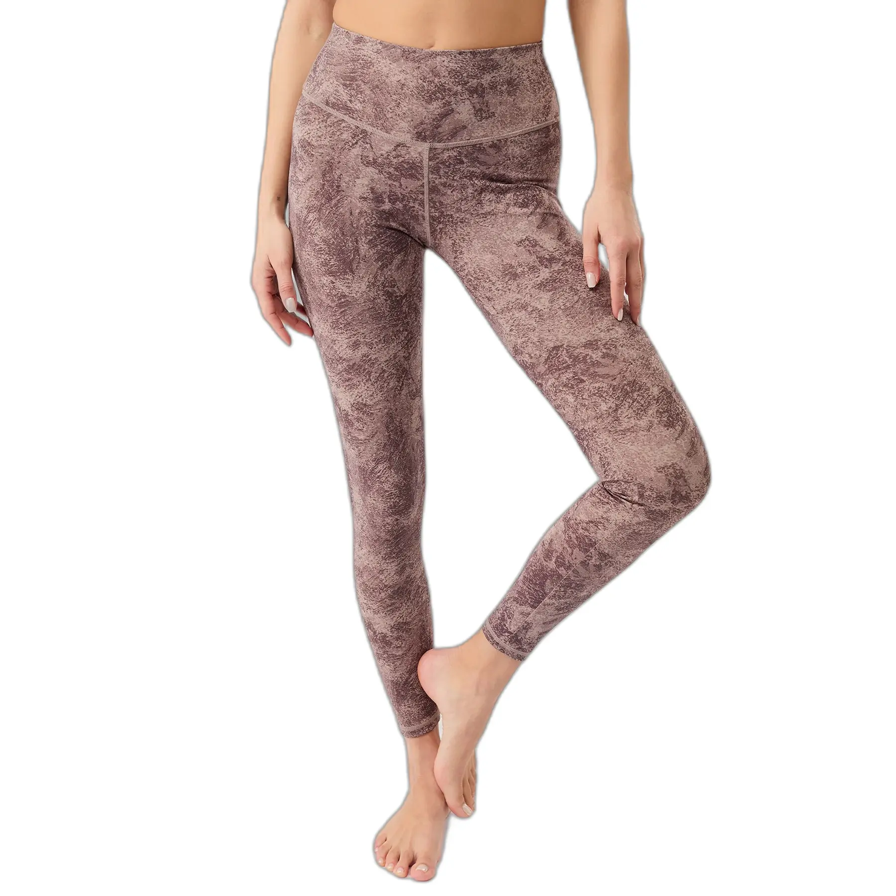 Monochrome Gedrukte Legging Dames Mandala