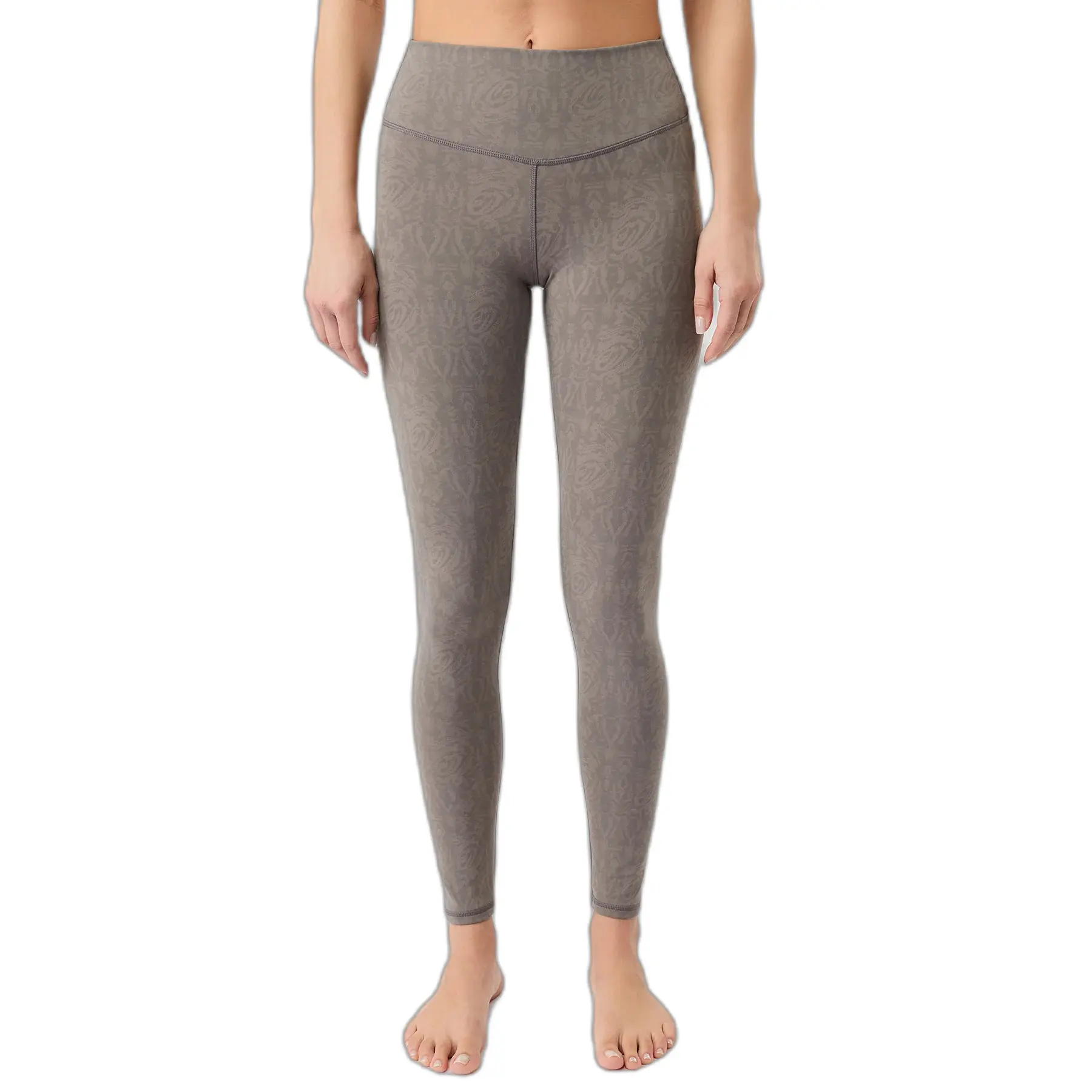 Monochrome Gedrukte Legging Dames Mandala