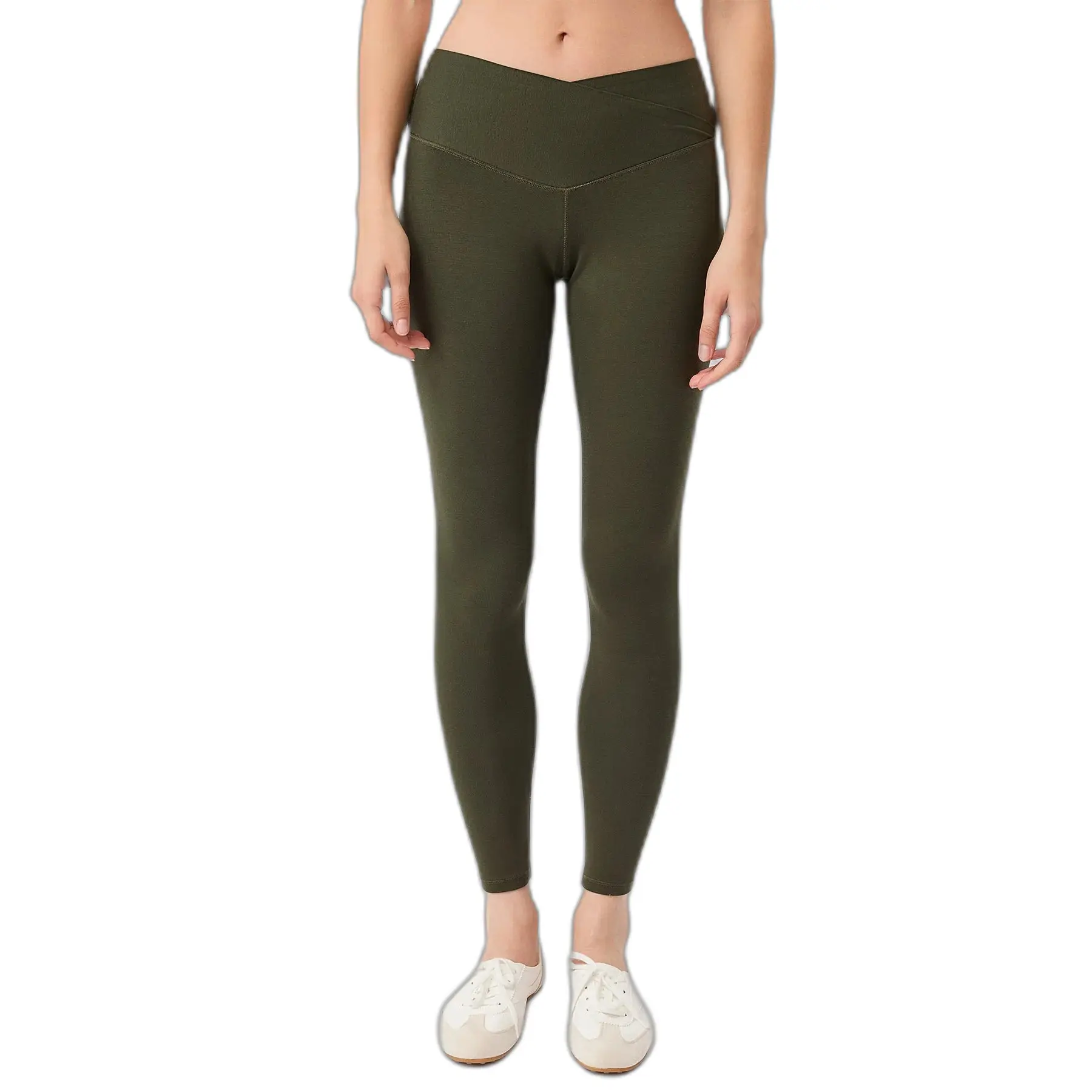 Leggings mit V-Bund für Damen Mandala Wrap