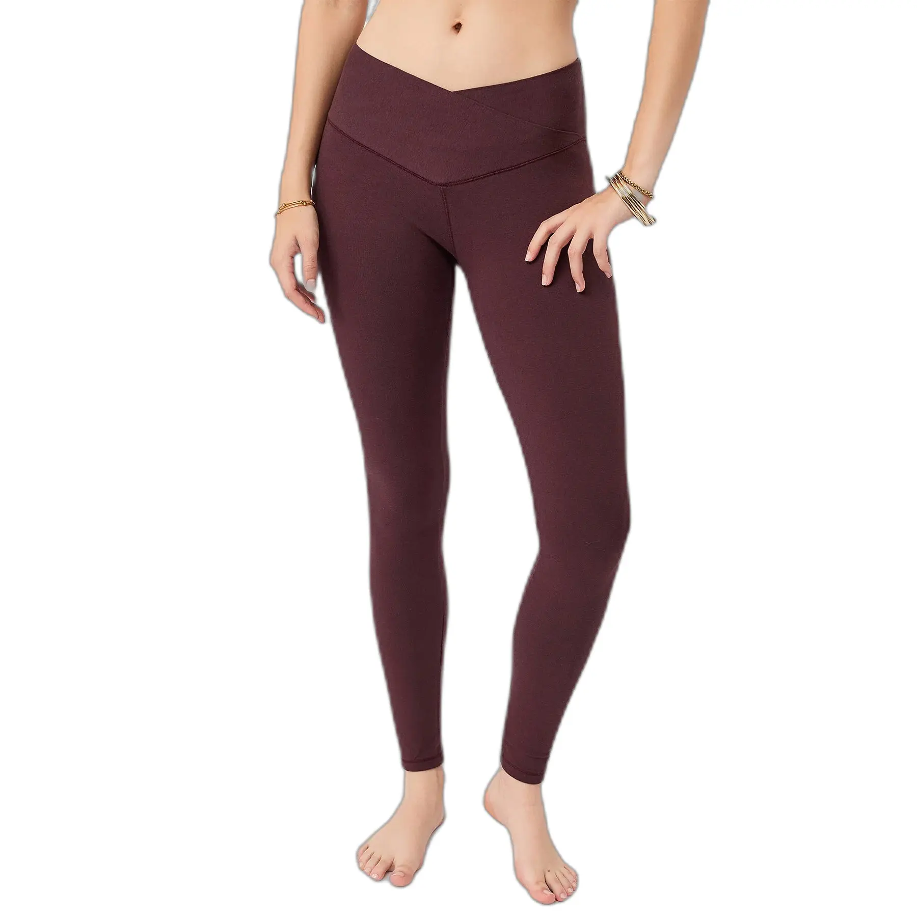 Leggings mit V-Bund für Damen Mandala Wrap