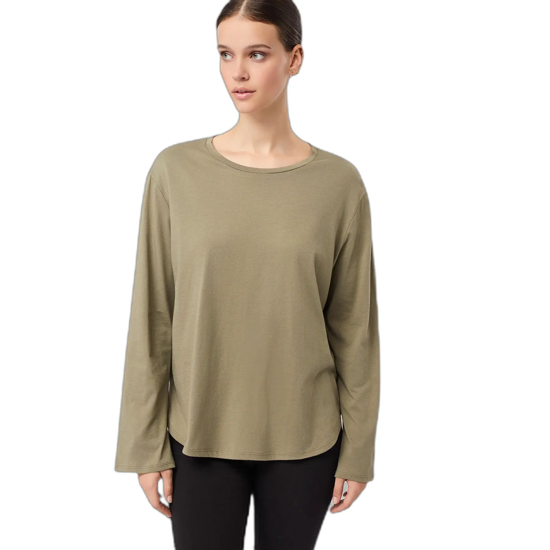 Langarmshirt Mandala Halfmoon