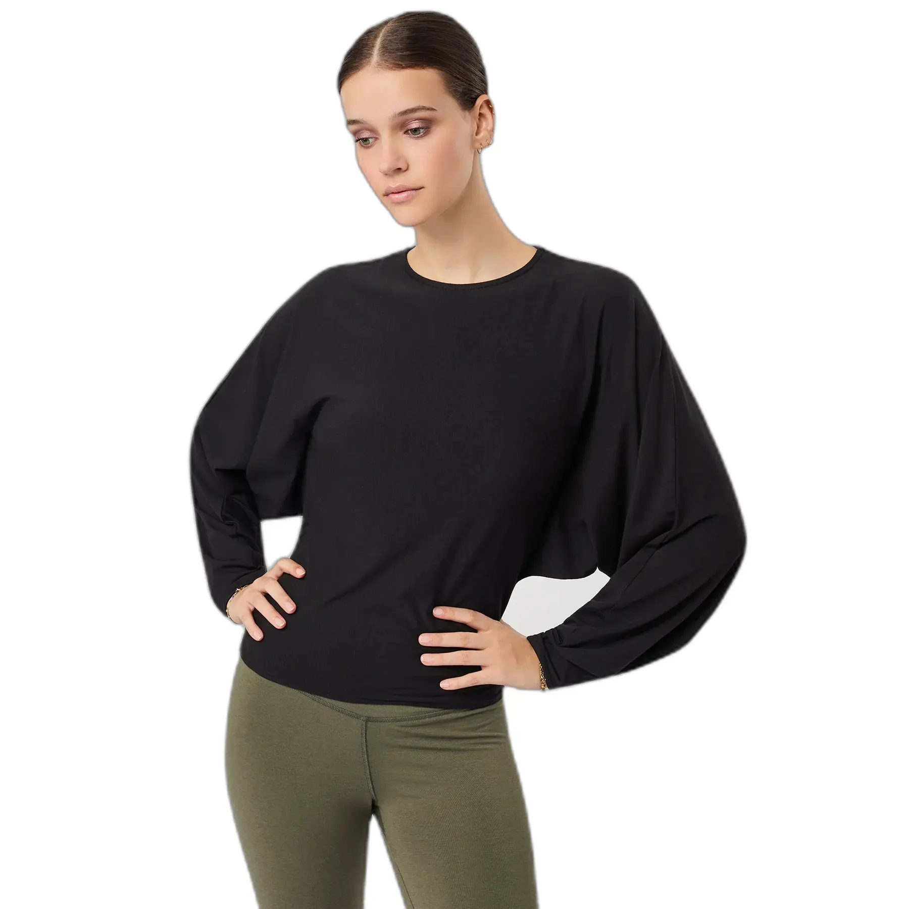 Vrouwen Batwing Sweatshirt Mandala Pulse