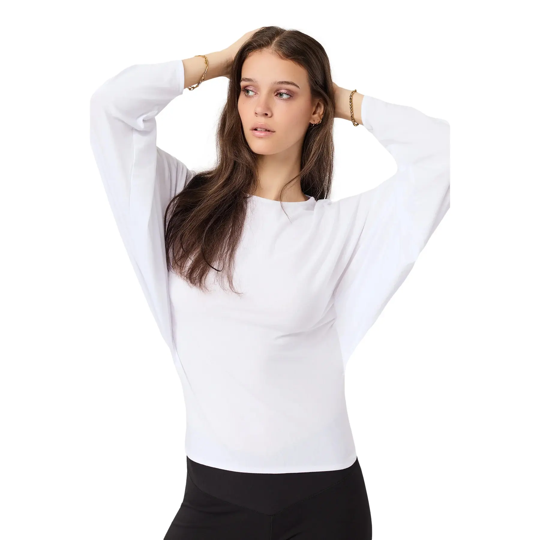 Vrouwen Batwing Sweatshirt Mandala Pulse