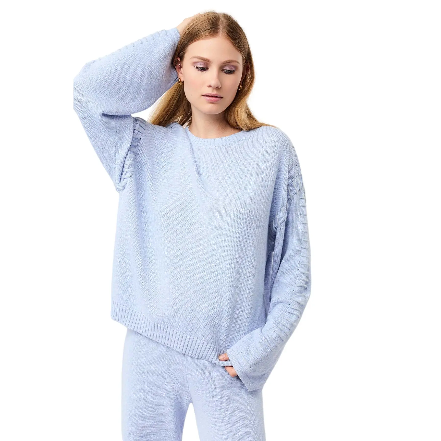 Pull ample tricoté femme Mandala