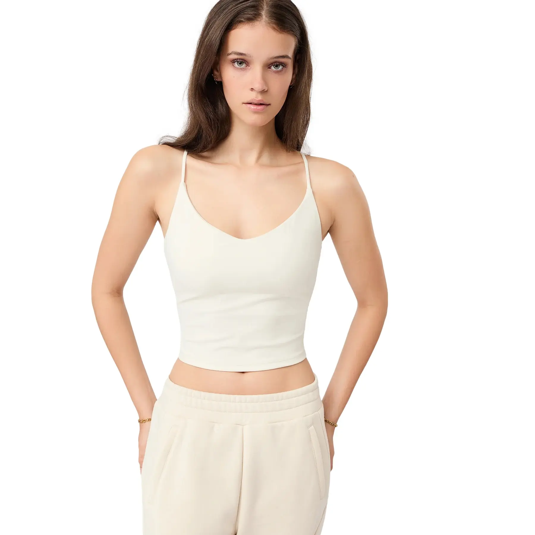 Damen-Top Mandala Cropped Pilates