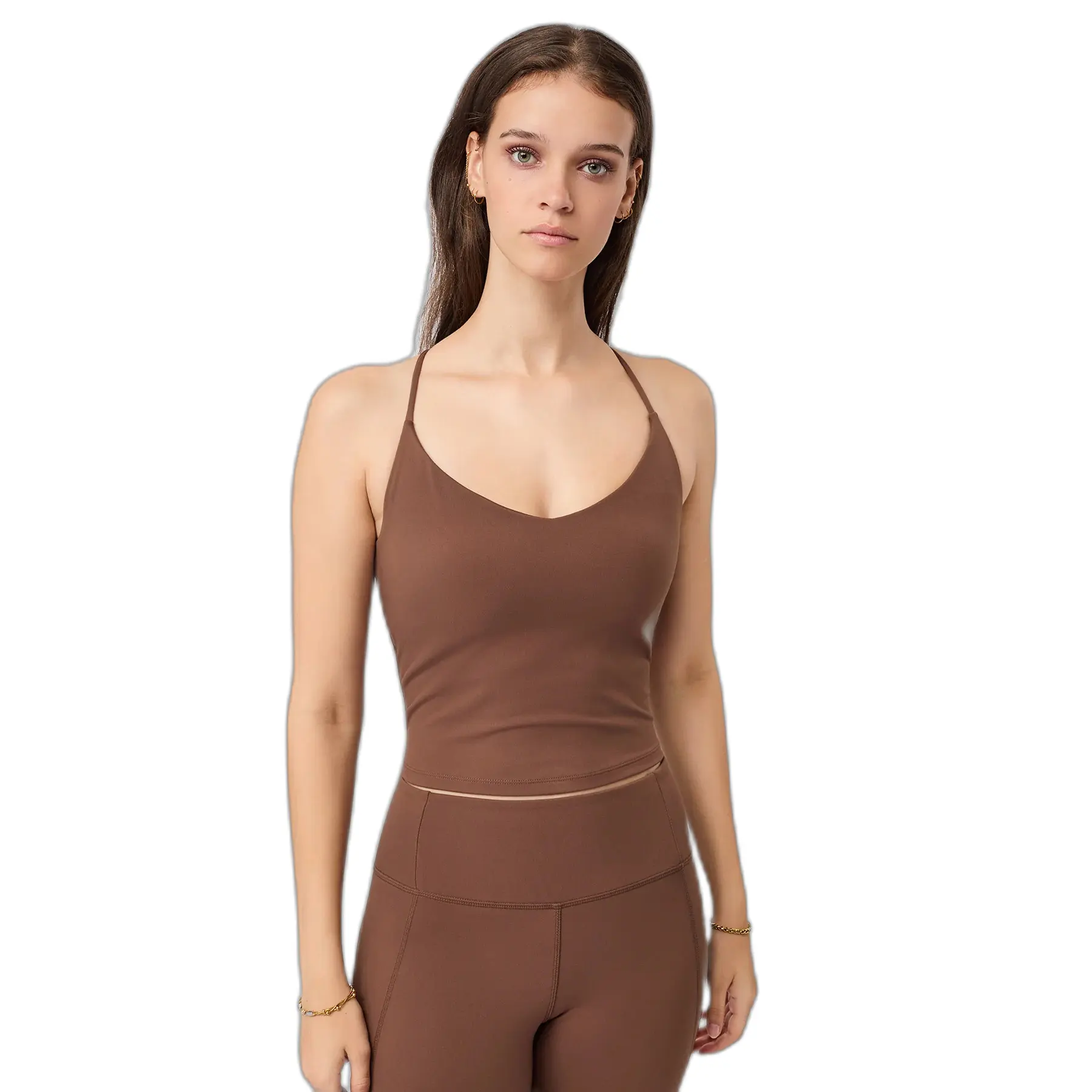 Damen-Top Mandala Cropped Pilates