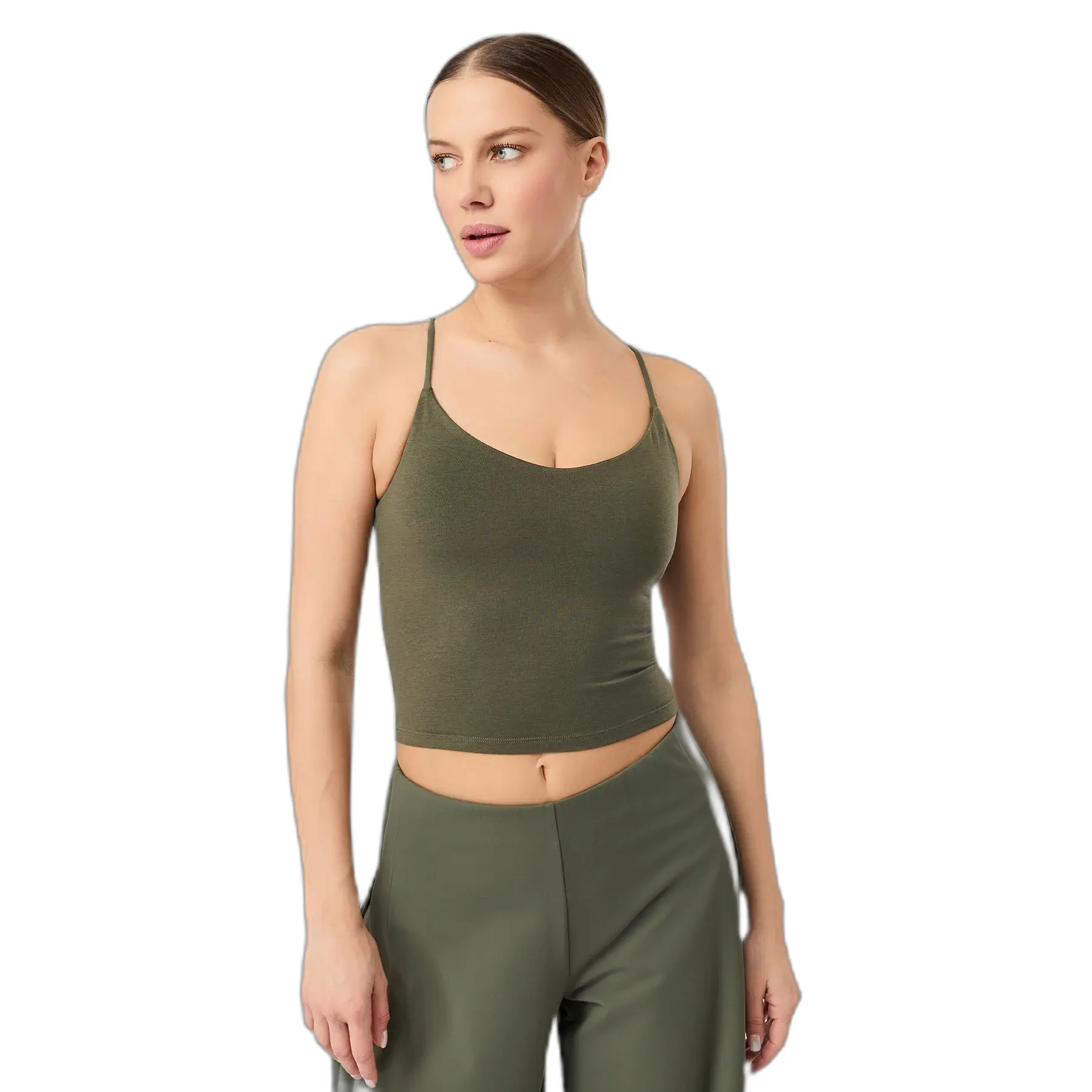Damen-Top Mandala Cropped TENCEL™