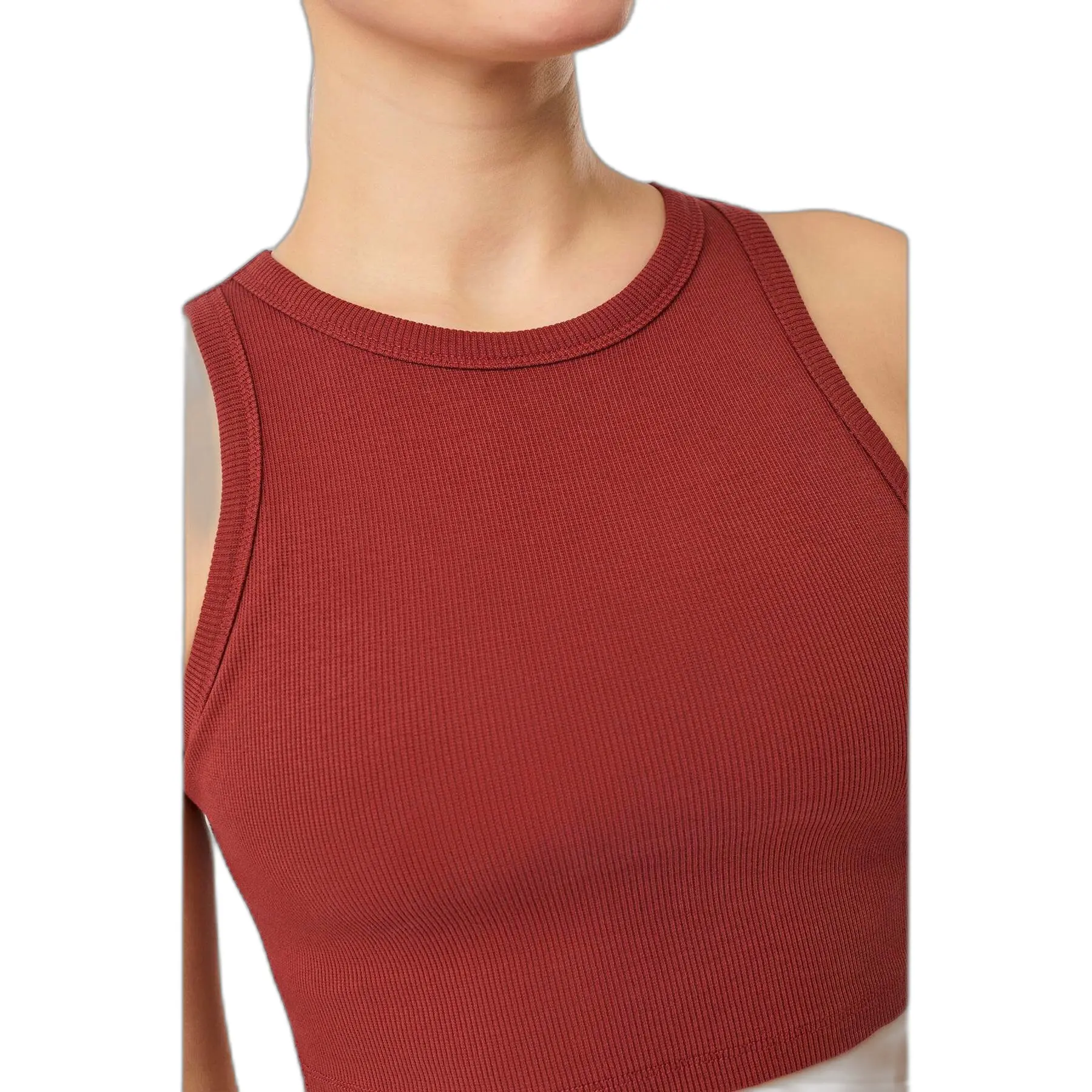 Kurzes Tanktop, Damen Mandala Athleisure