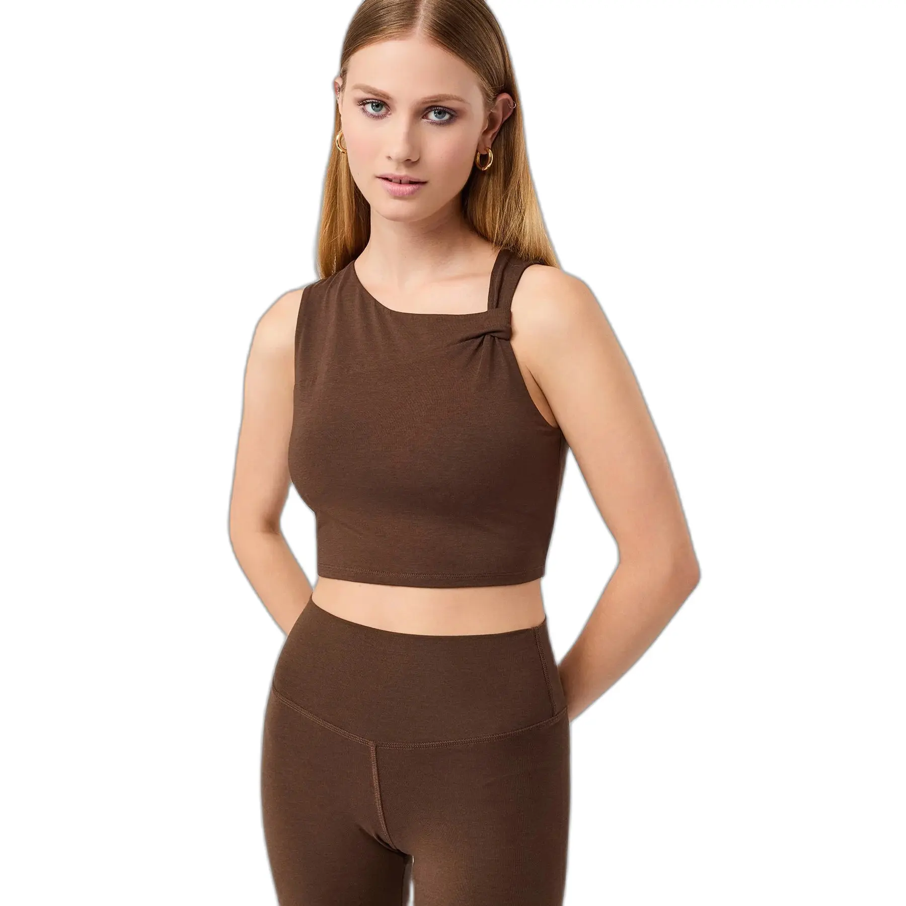 Kurzes Damen-Tanktop Mandala Serenity