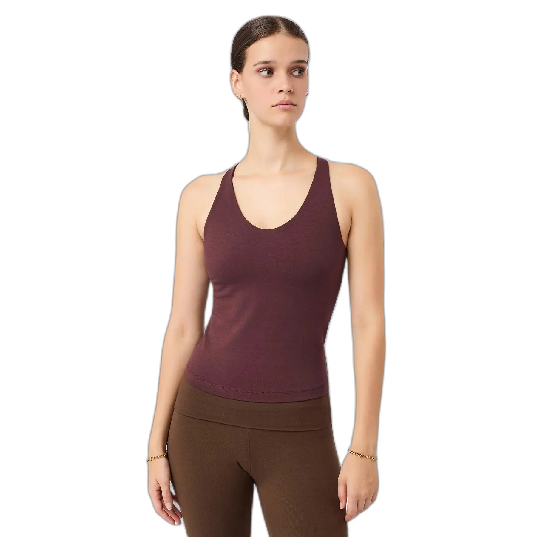 Frauen Tanktop mit feinen Kreuzträgern Mandala All Sports