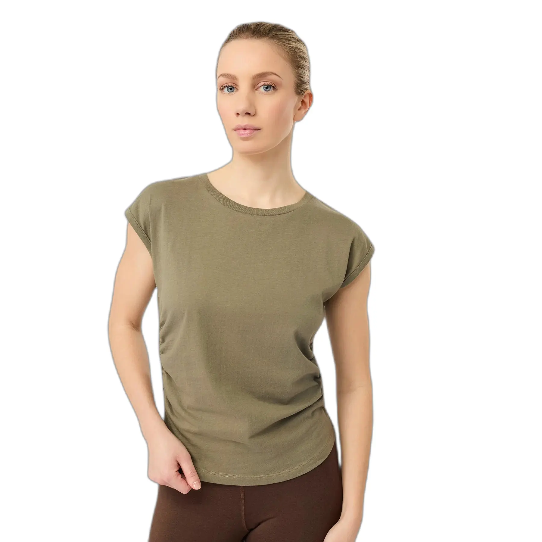 Vrouwen T-shirt met zijsnits Mandala