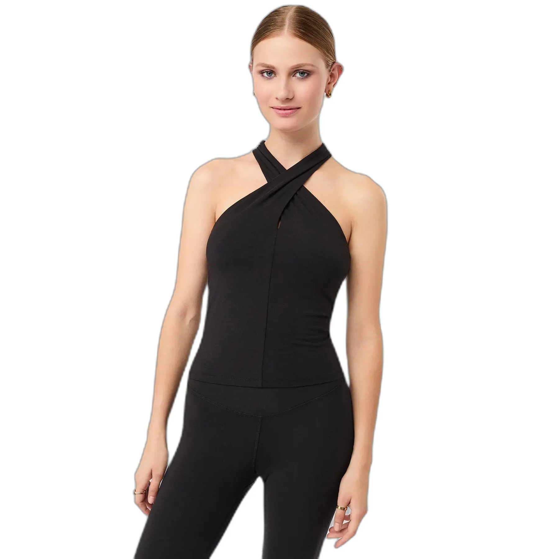 Kreuzhalter-Top amerikanischer Ausschnitt Damen Mandala Tania