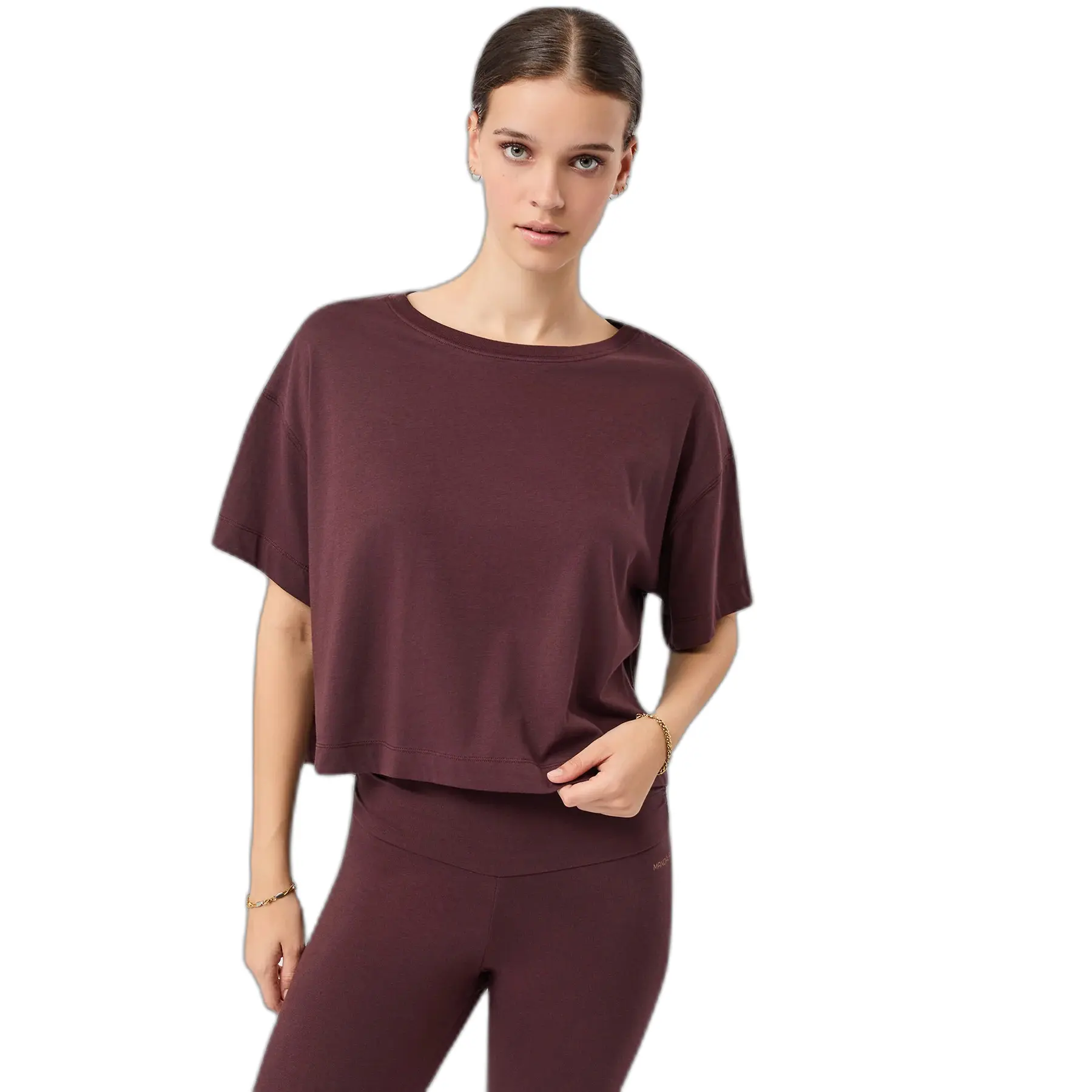 T-shirt dames Mandala Boxy