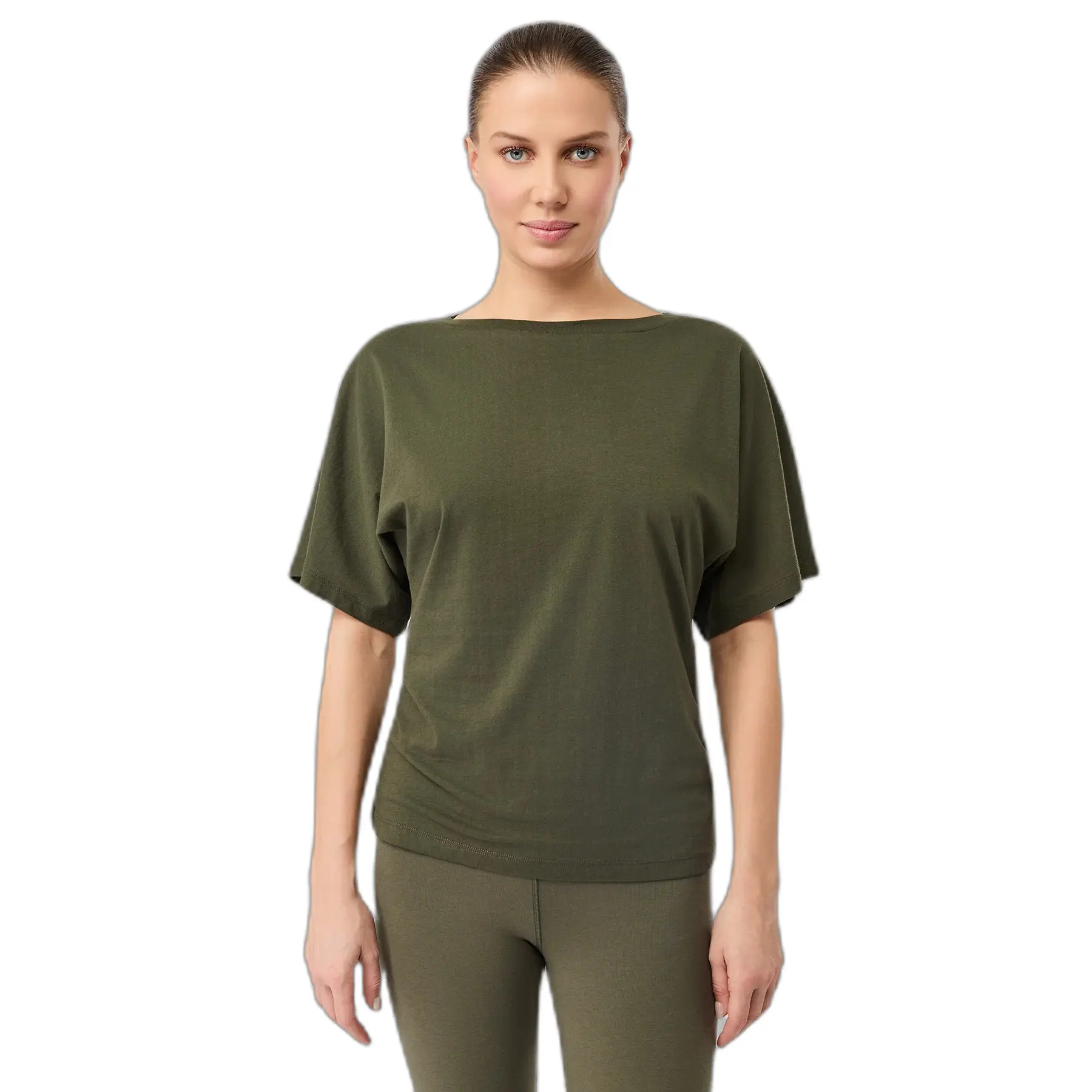 Vrouwen T-shirt Fluide Mandala Butterfly