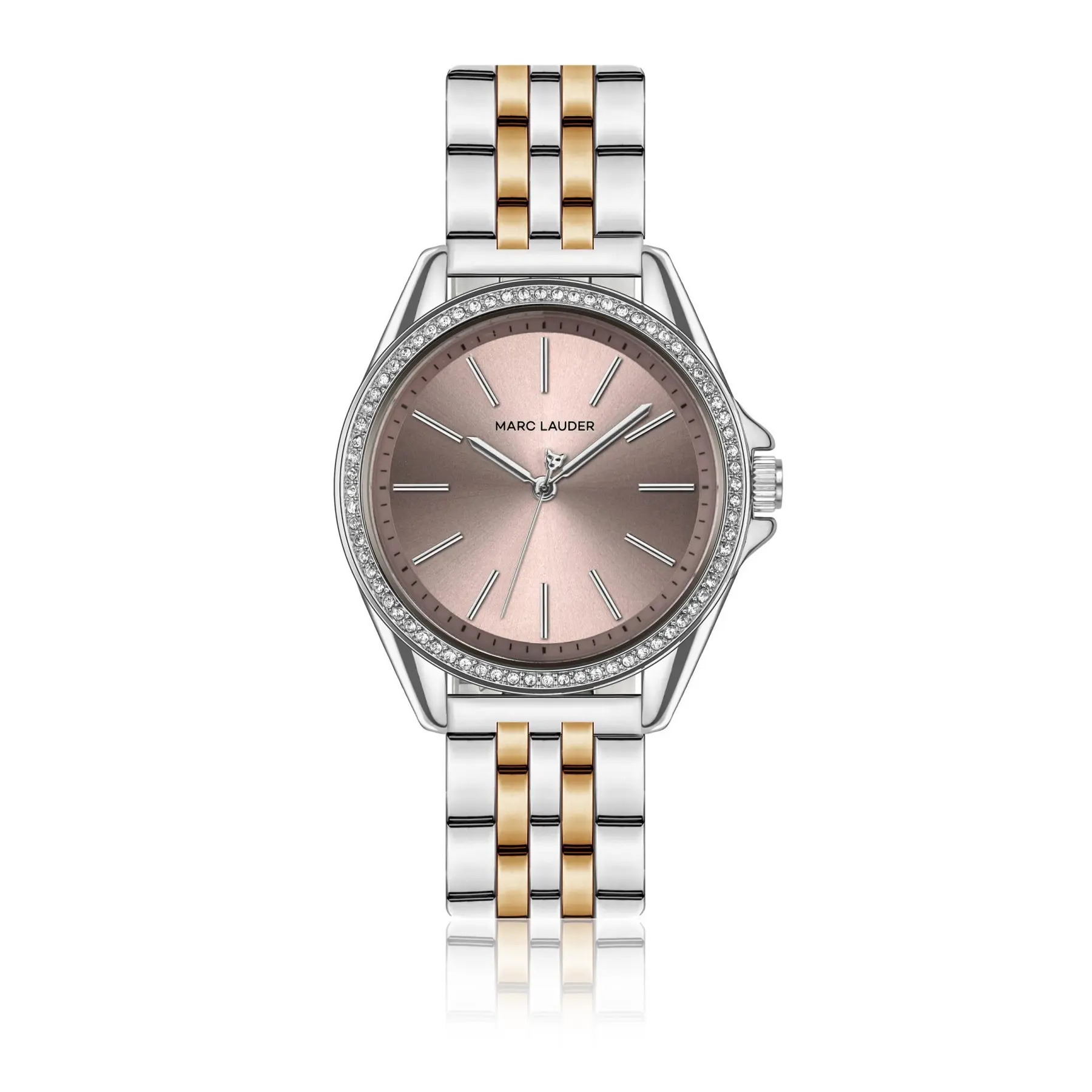 Edelstahlarmbanduhr für Damen Marc Lauder St. Tropez