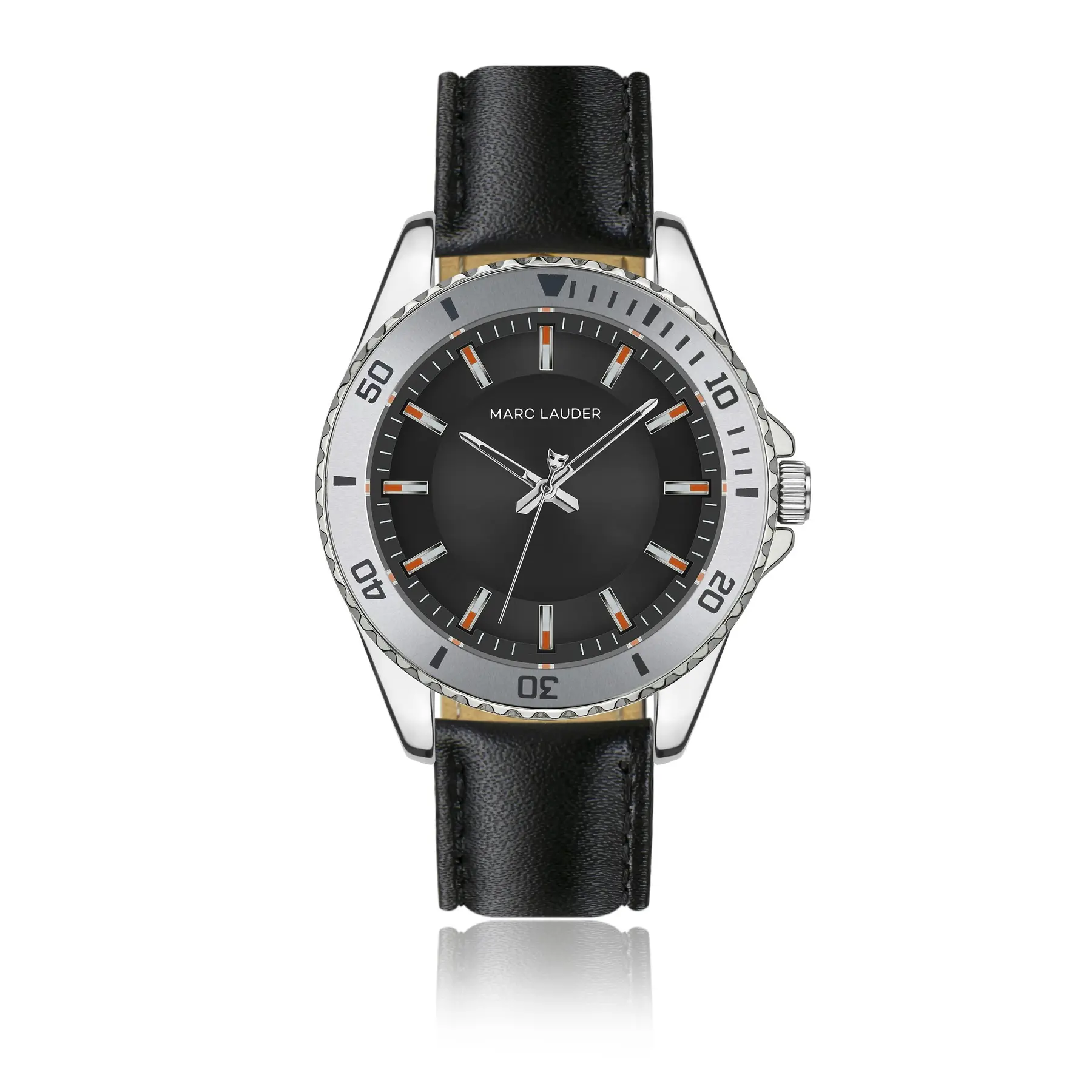 Orologio in pelle di vitello da donna Marc Lauder Instabul