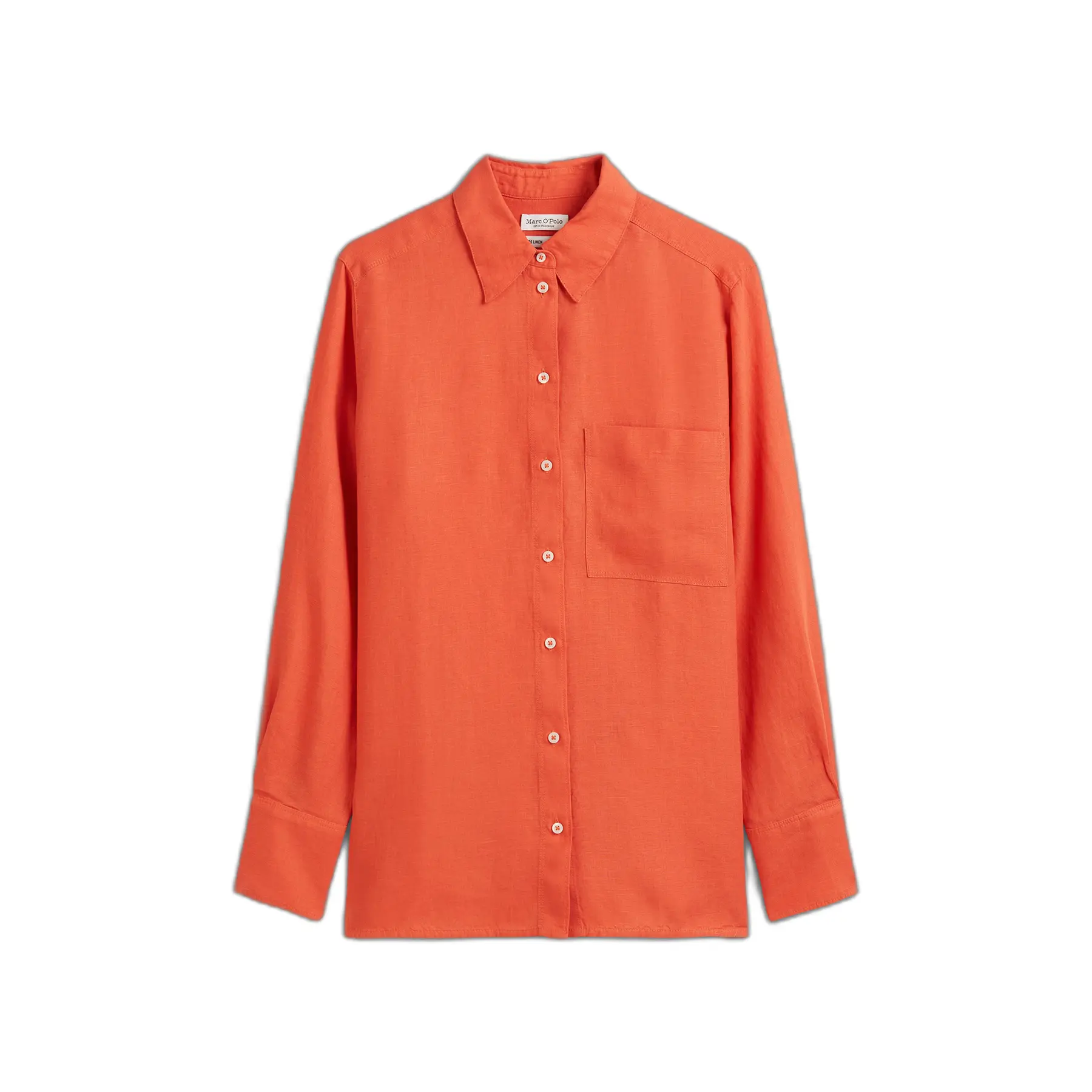 Blusa a maniche lunghe con colletto a cascata donna Marc O'Polo