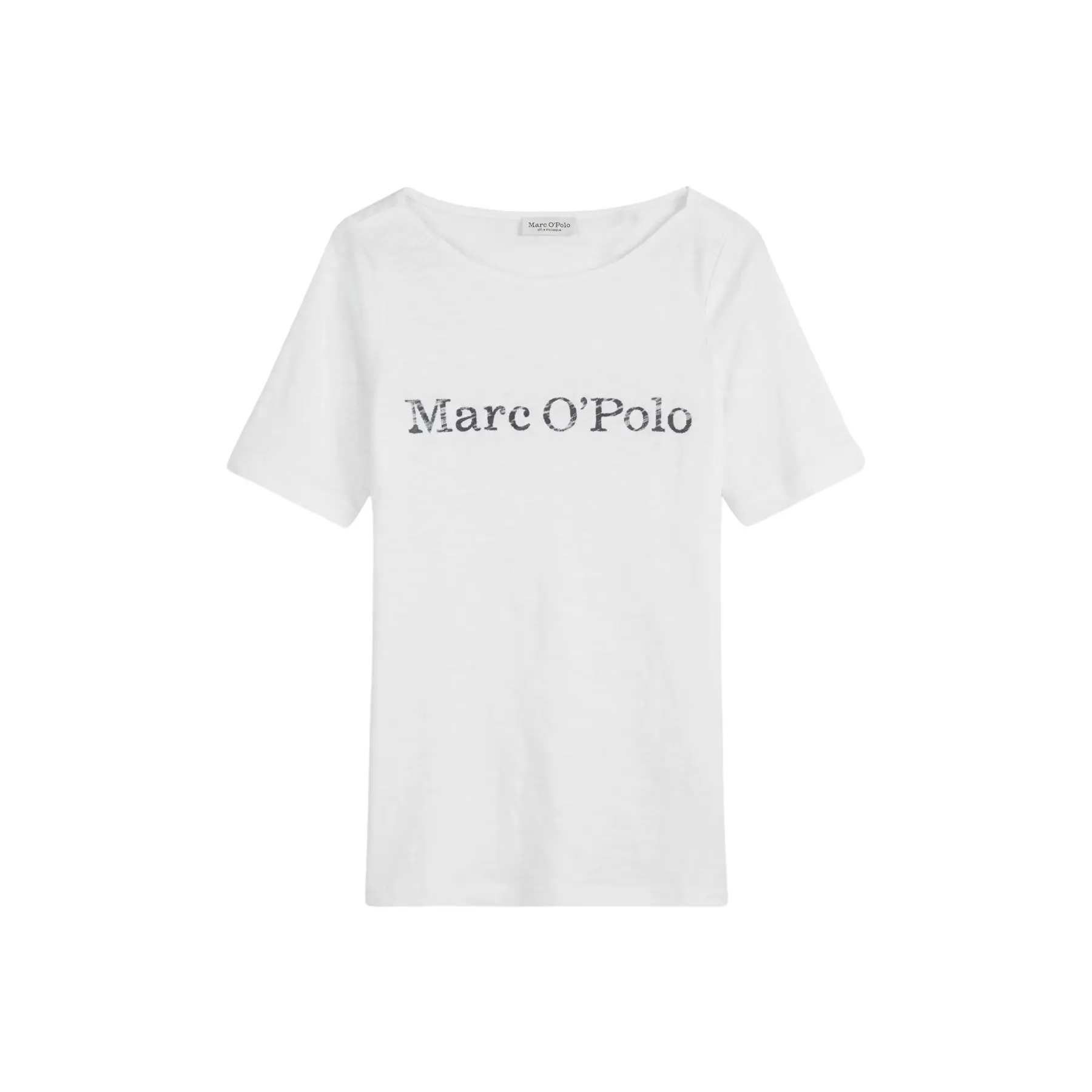 T-shirt con logo stampato all'interno sul petto donna Marc O'Polo