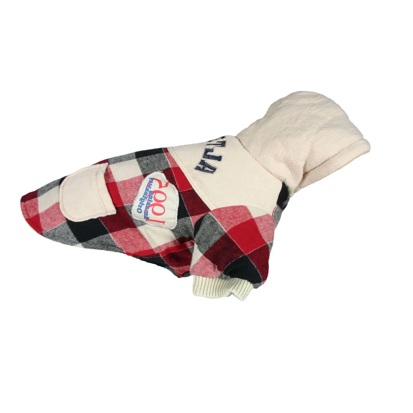 Hooded sweatshirt for dogs Martin Sellier Patchwork