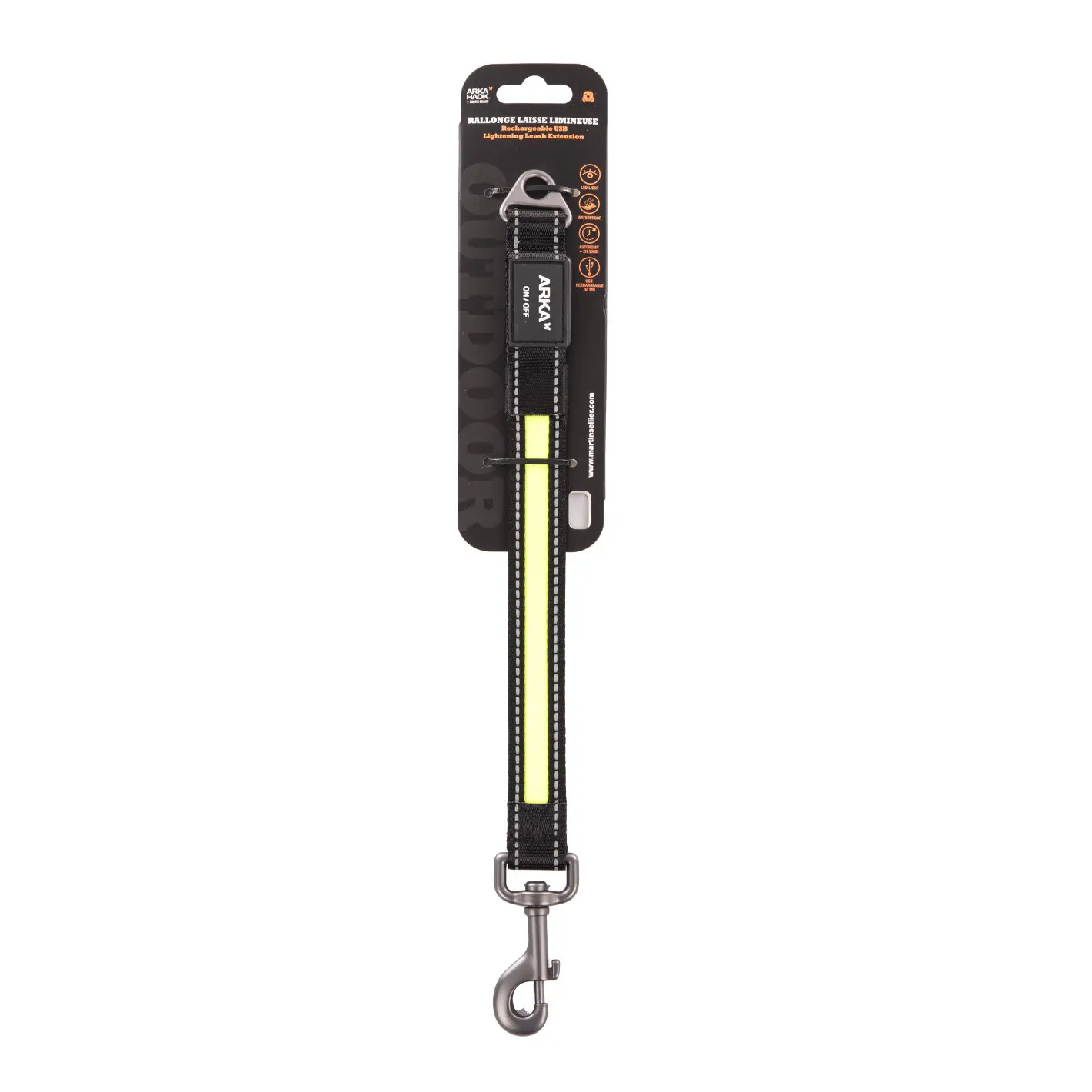 Illuminated dog leash Martin Sellier