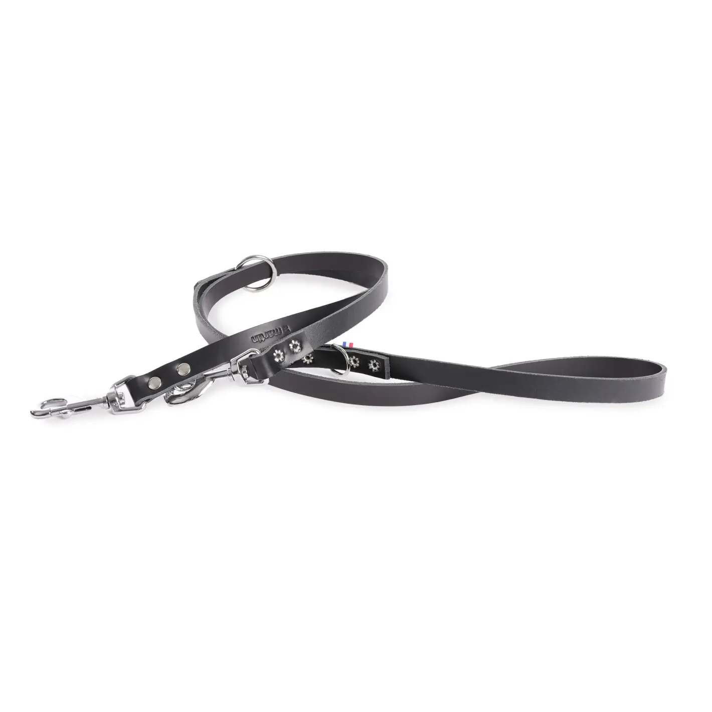 Guinzaglio per cane in pelle multicolore Martin Sellier 499