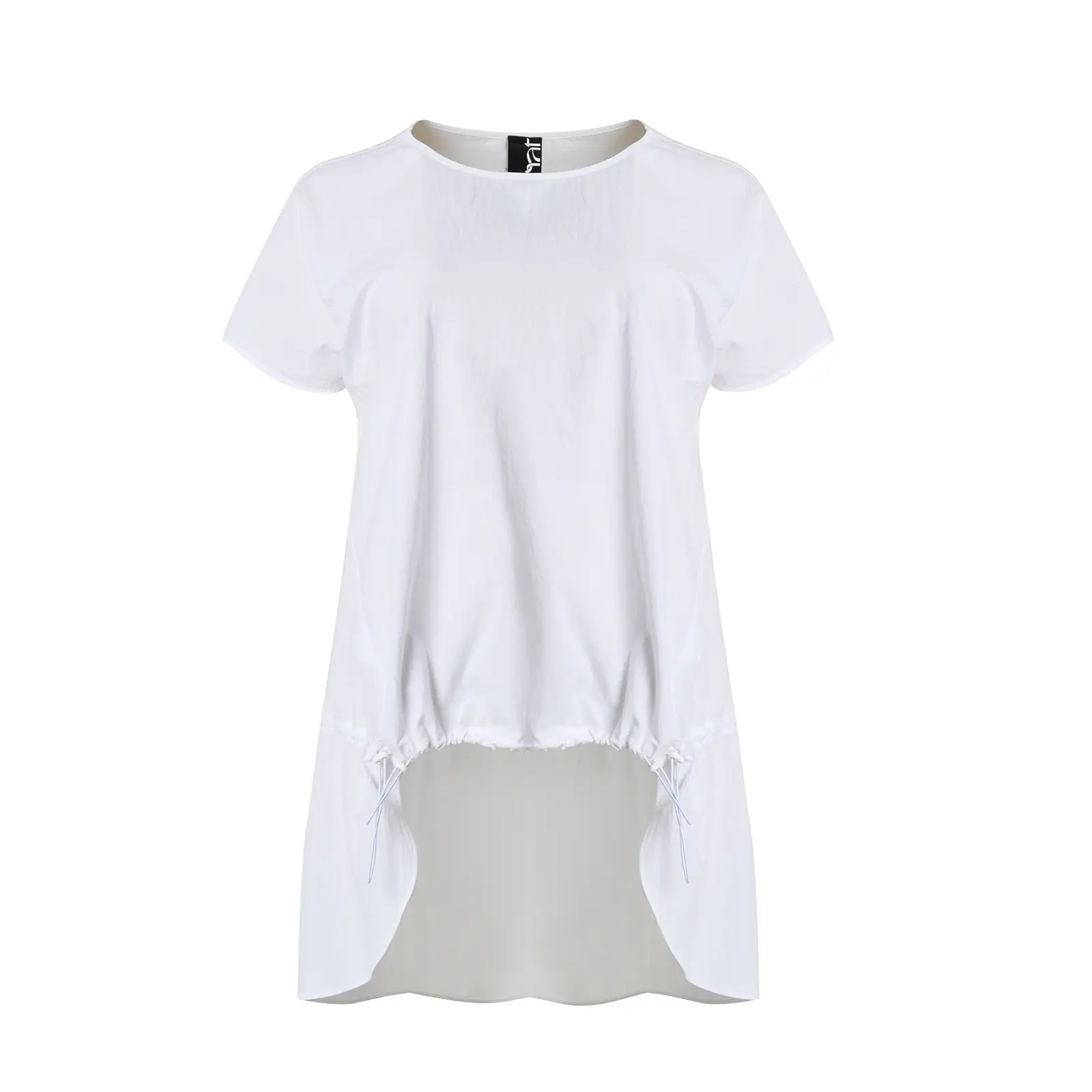 T-Shirt mit verlängerter Rückenpartie für Damen Mat Fashion